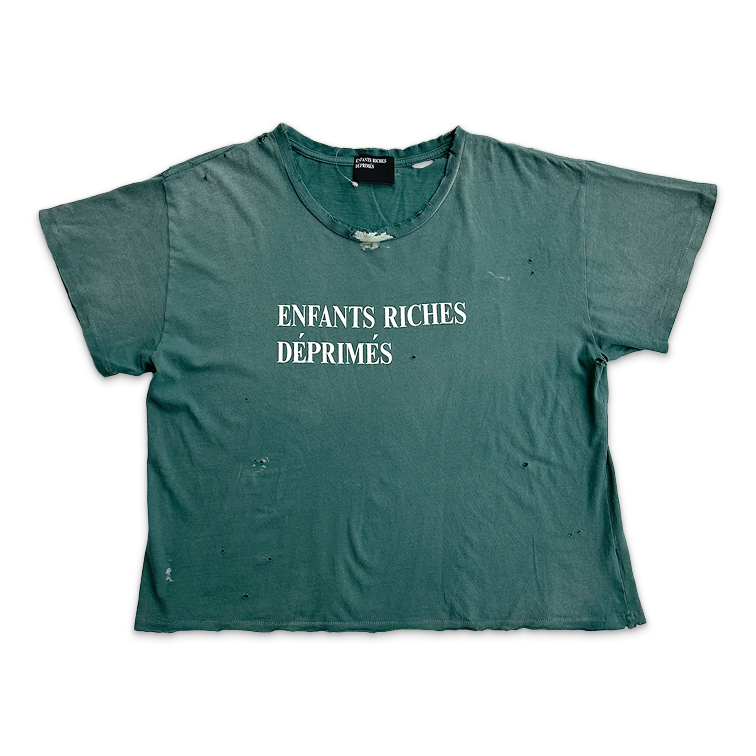 Enfants Riches Déprimes Logo Tee "Post Green"