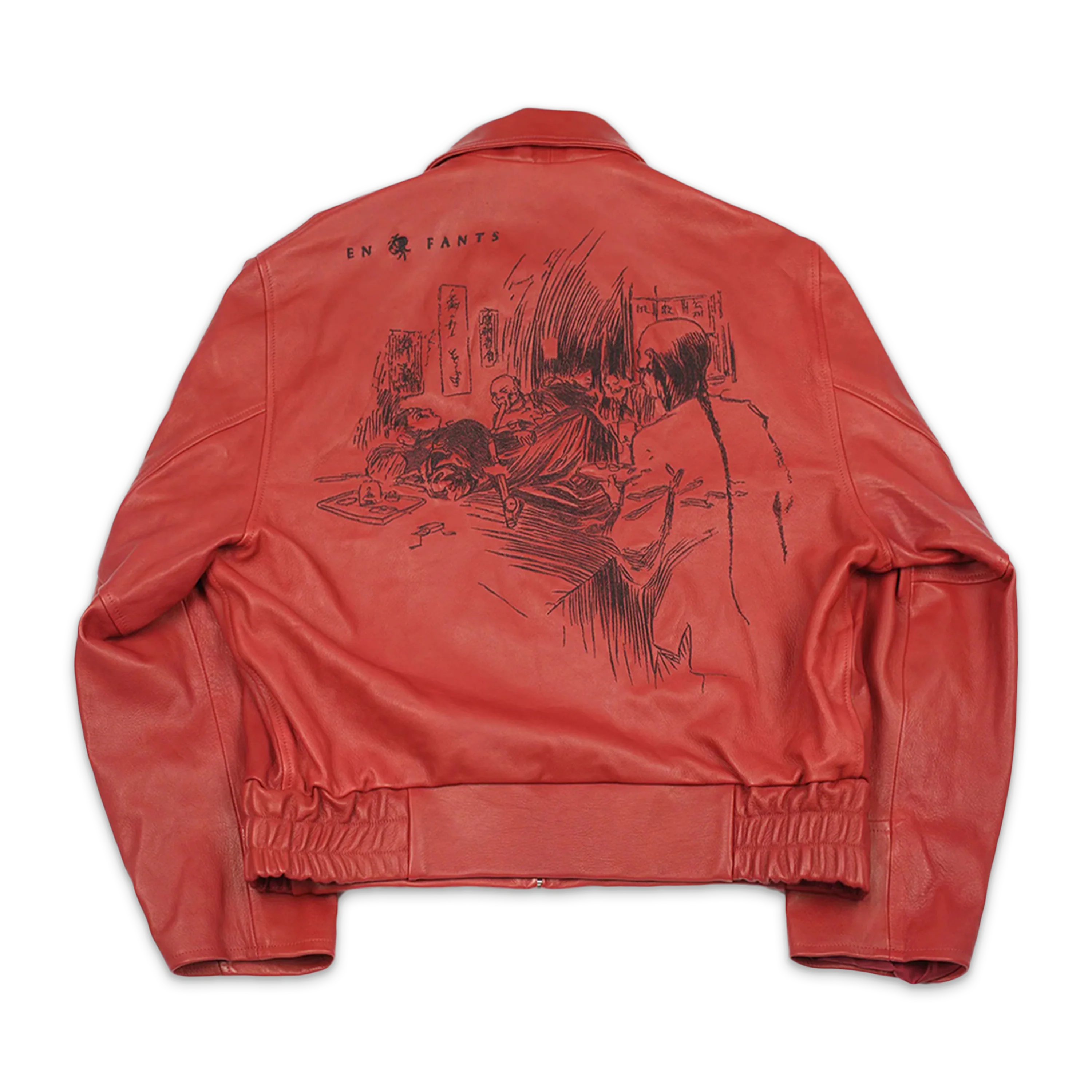 Enfants Riches Déprimes Opium Den Frank Jacket "Red" - Image 2