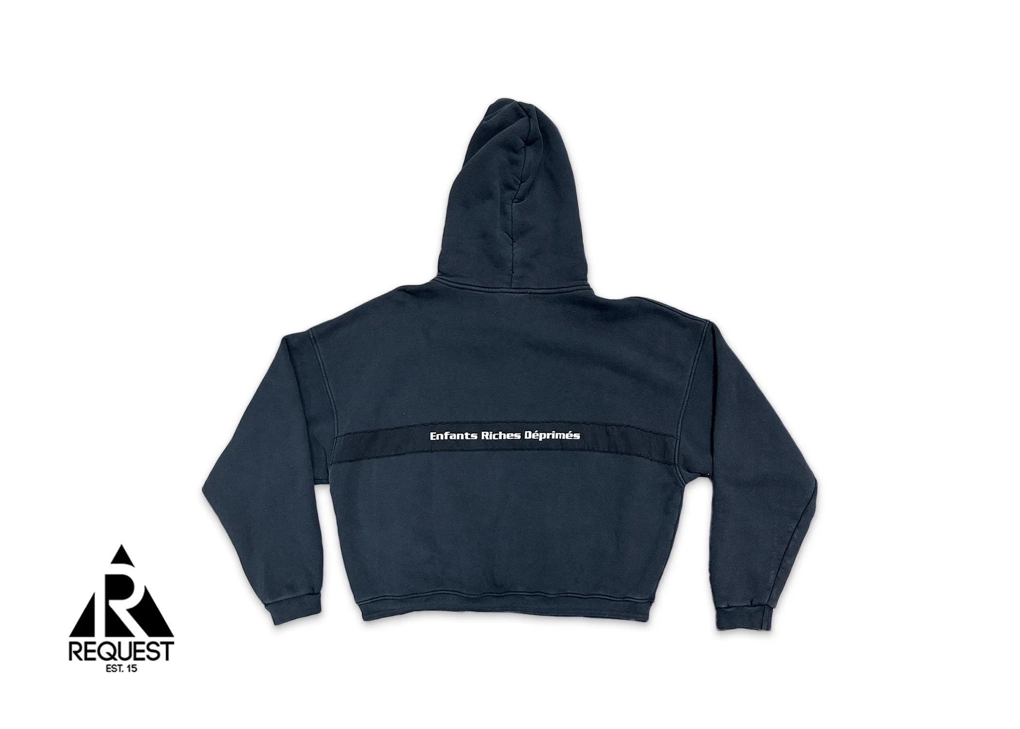 Enfants Riches Déprimes Yes I Do Believe In God Zip Up Hoodie "Navy Blue" - Image 2