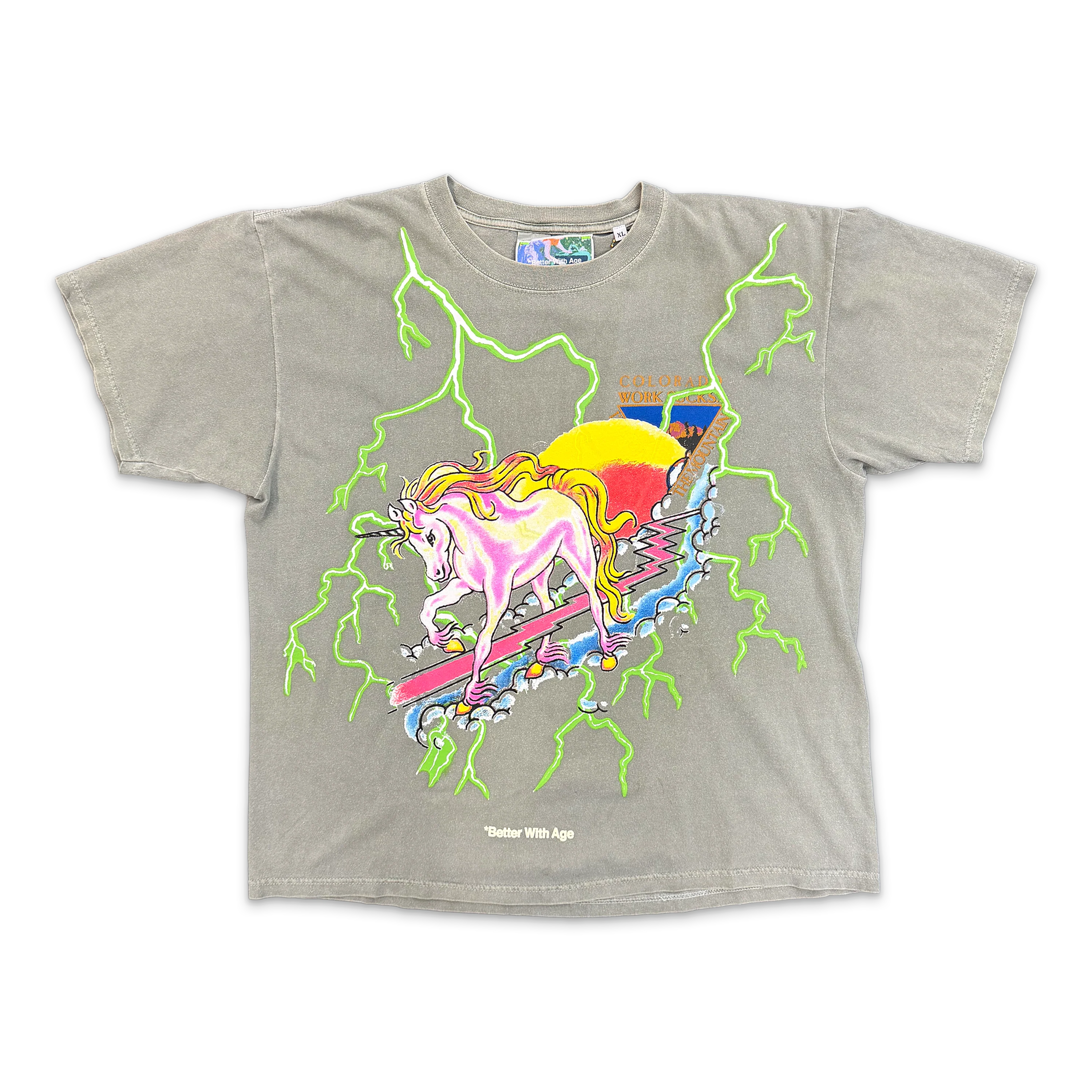 European Thunder Vintage Tee "Olive Green"