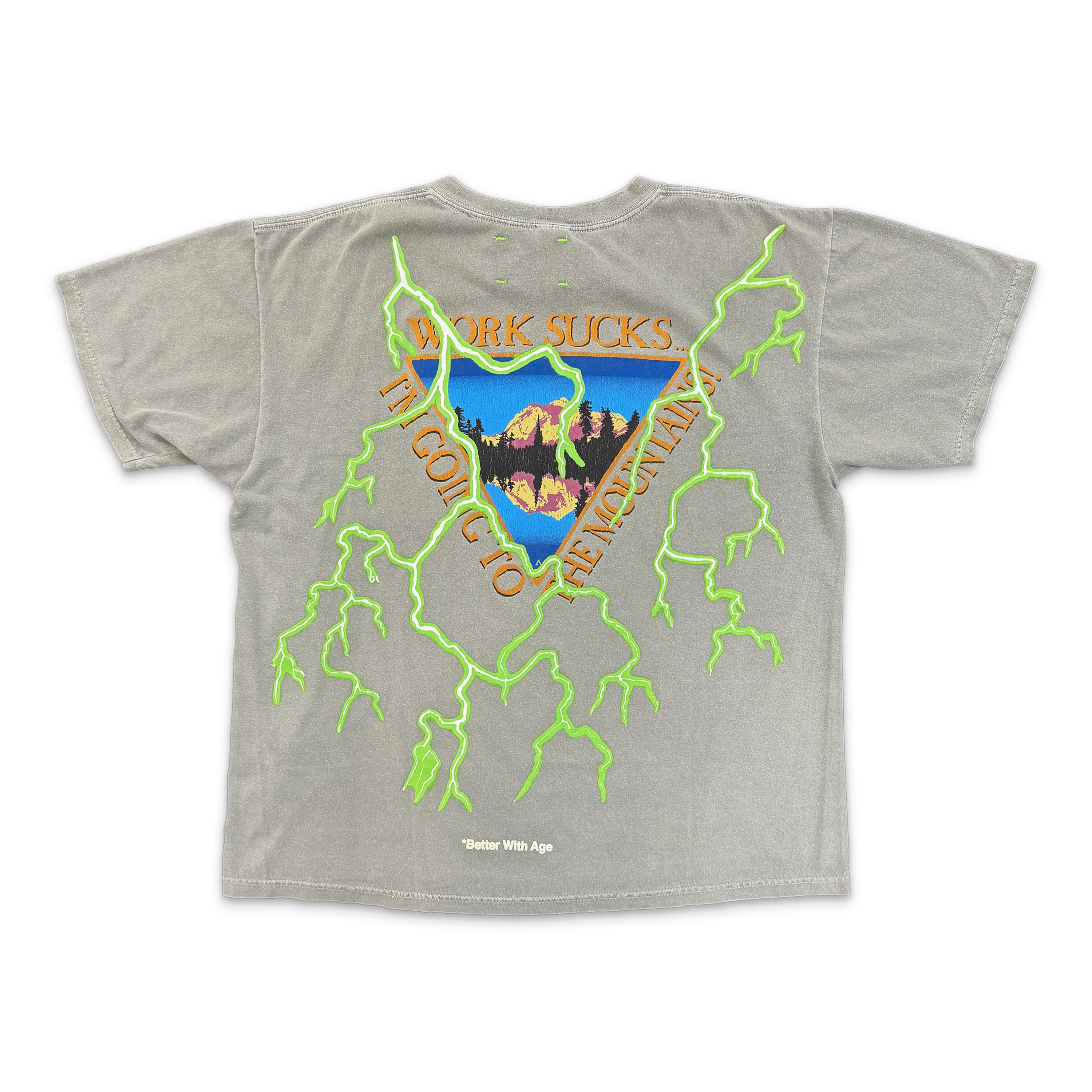 European Thunder Vintage Tee "Olive Green" - Image 2