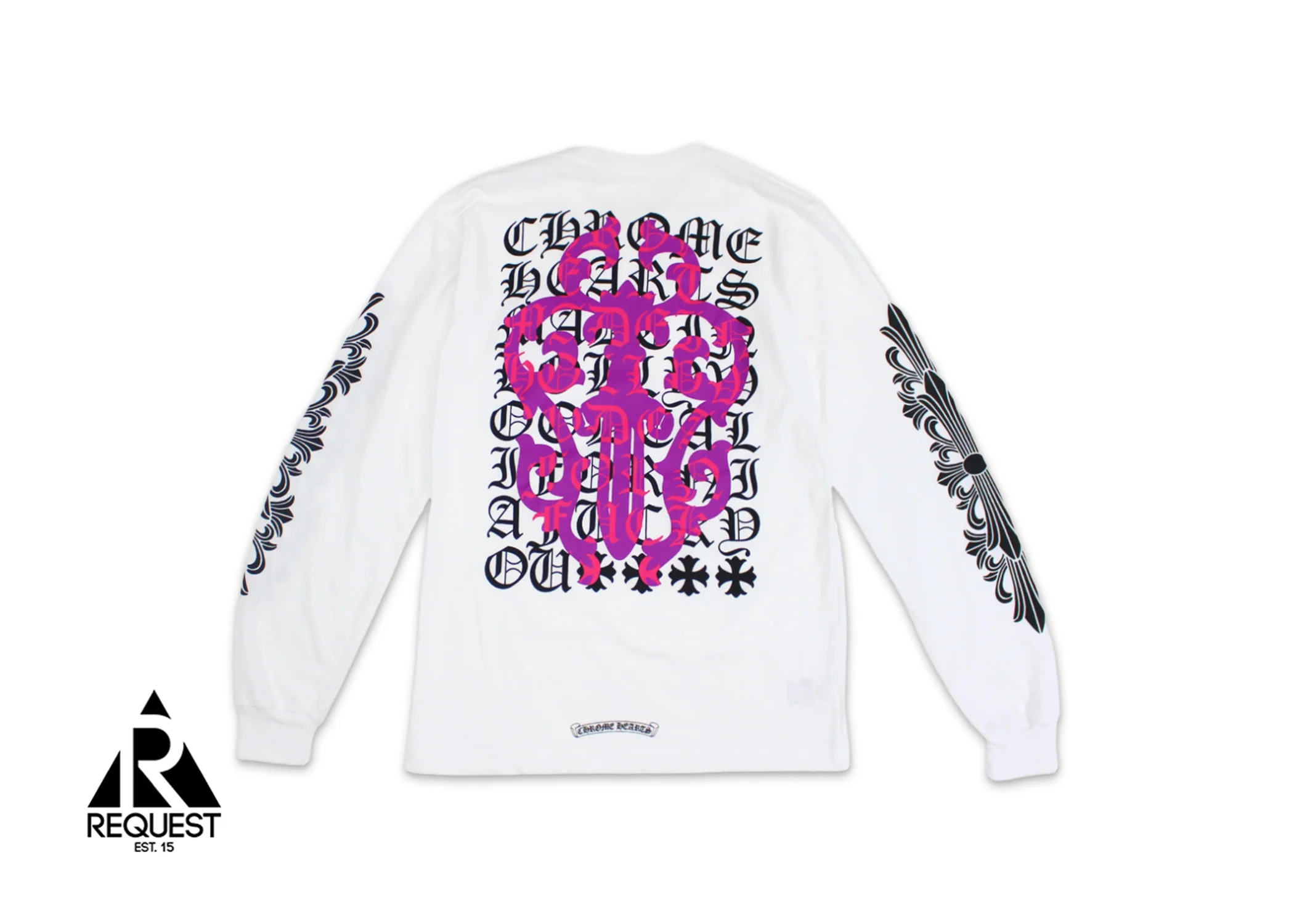 Eye Chart Dagger L/S Tee "White" - Image 2