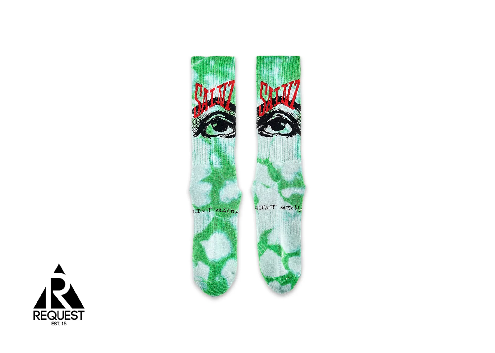 Eye Socks "Tie Dye Green" - Image 2