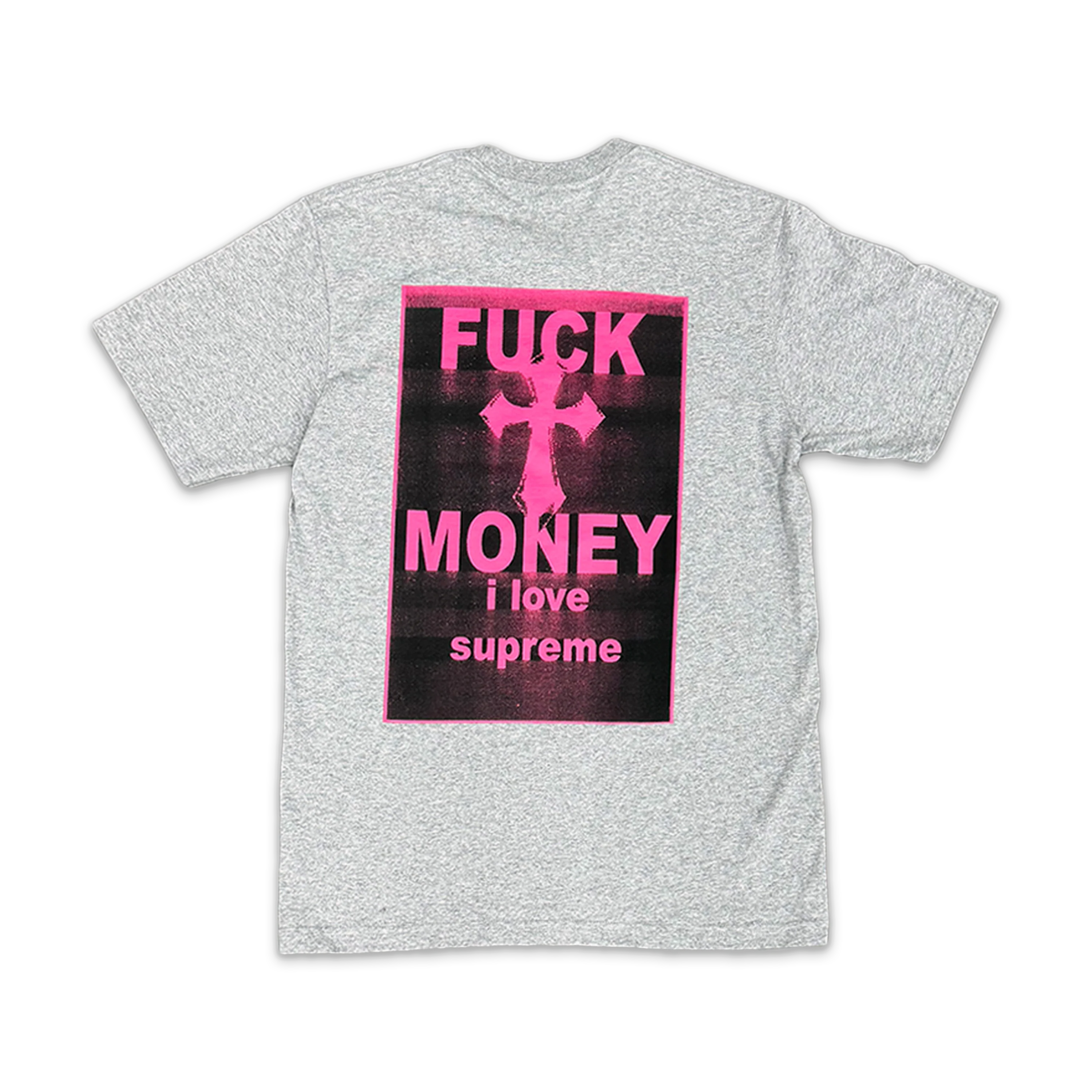 F*ck Money Tee "Grey" - Image 2