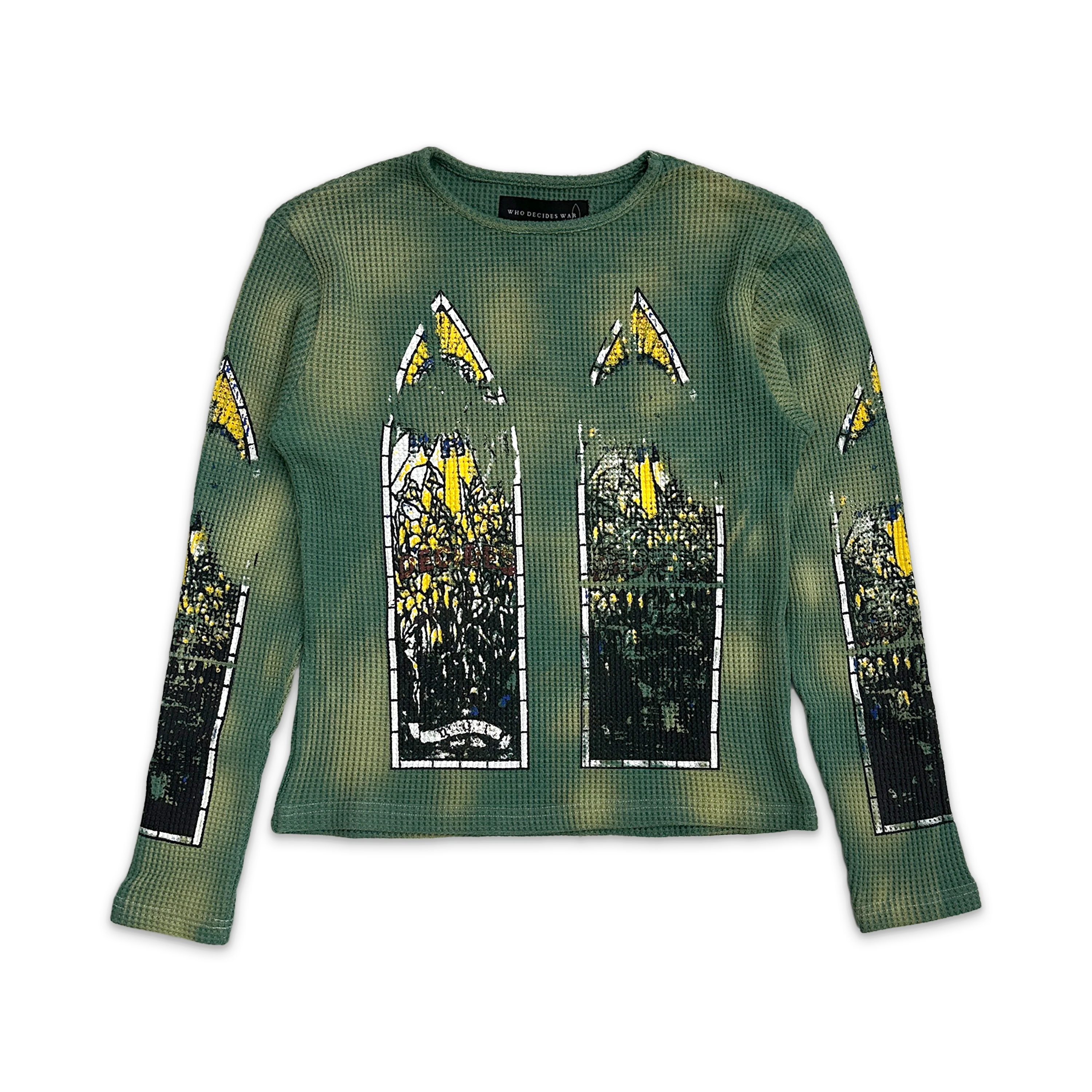 Faded Glass Thermal L/S Tee (W) "Sage"