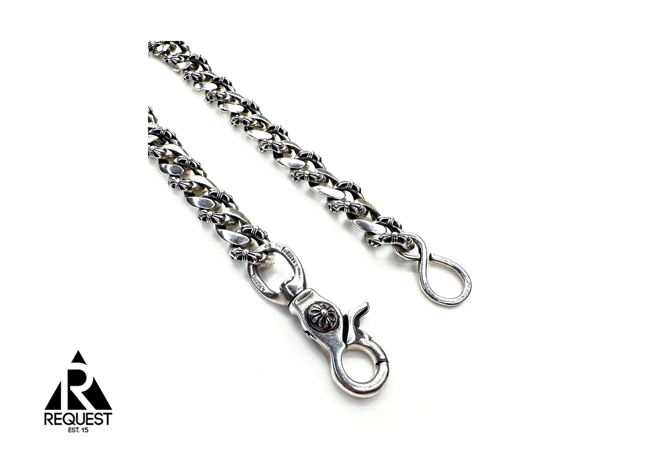 Fancy Cuban Link S Loop Wallet Chain 18in - Image 2