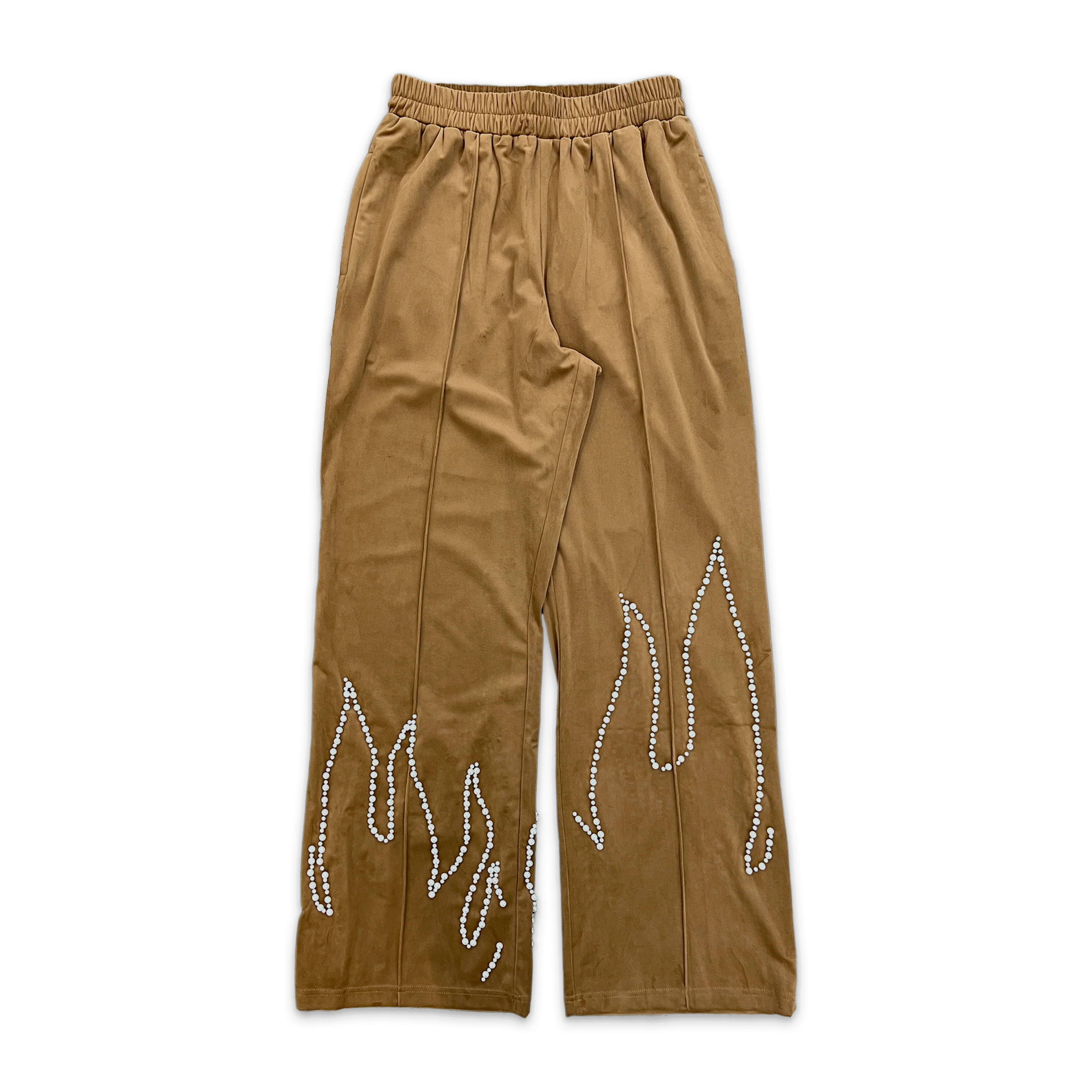 Flame Pearl Velvet Pants