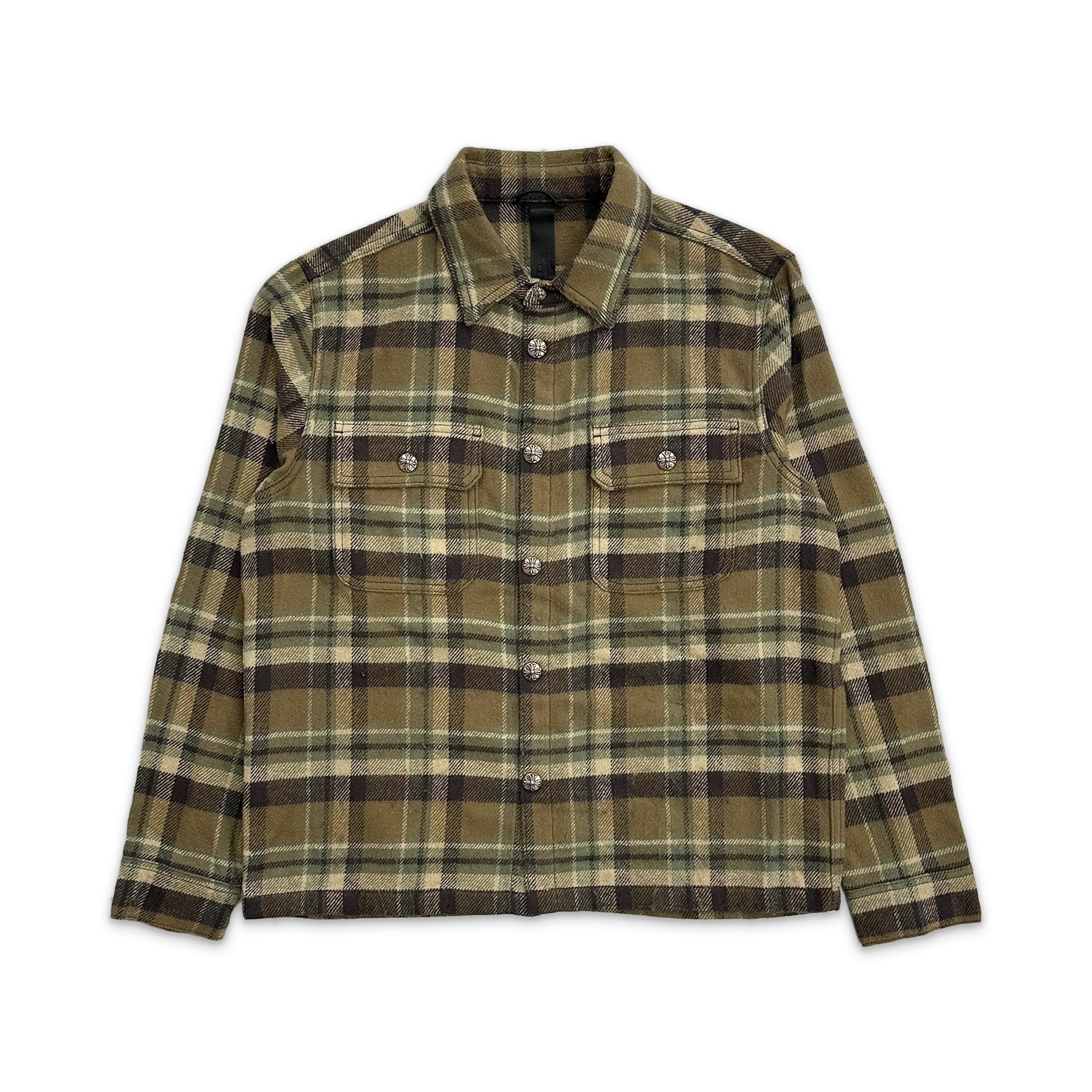 Flannel Shirt "Olive Green"