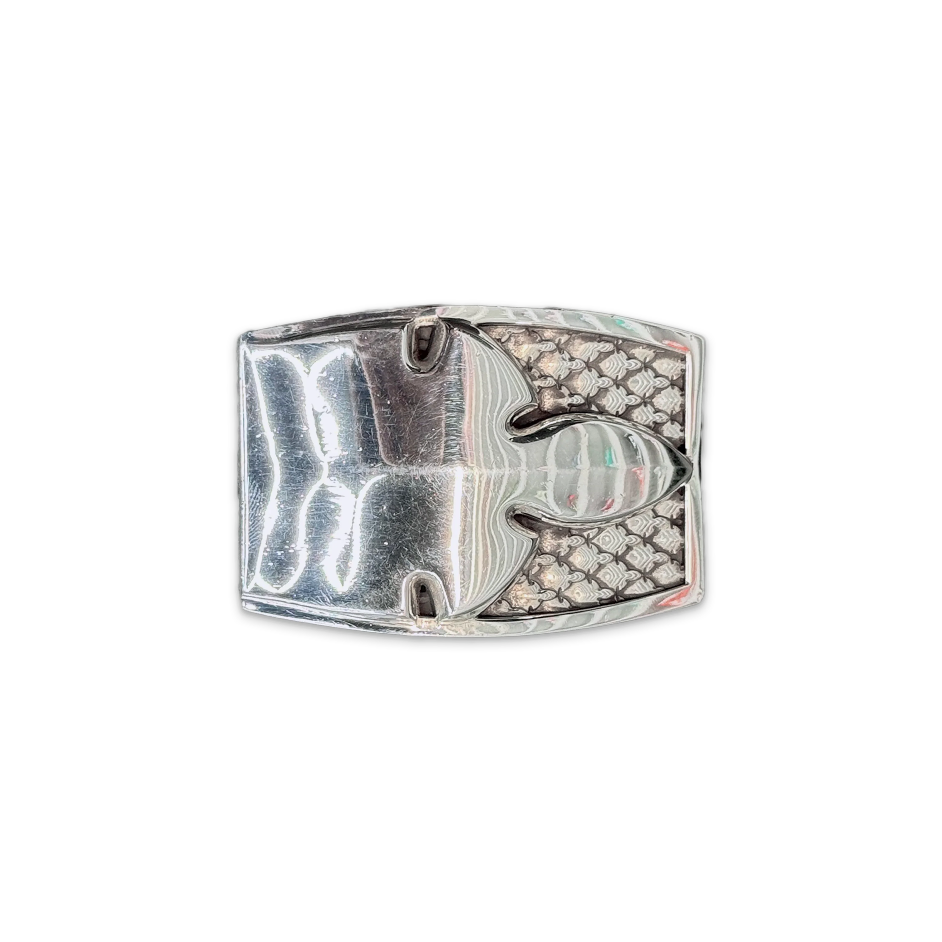 Fleur Belt Buckle "Silver"