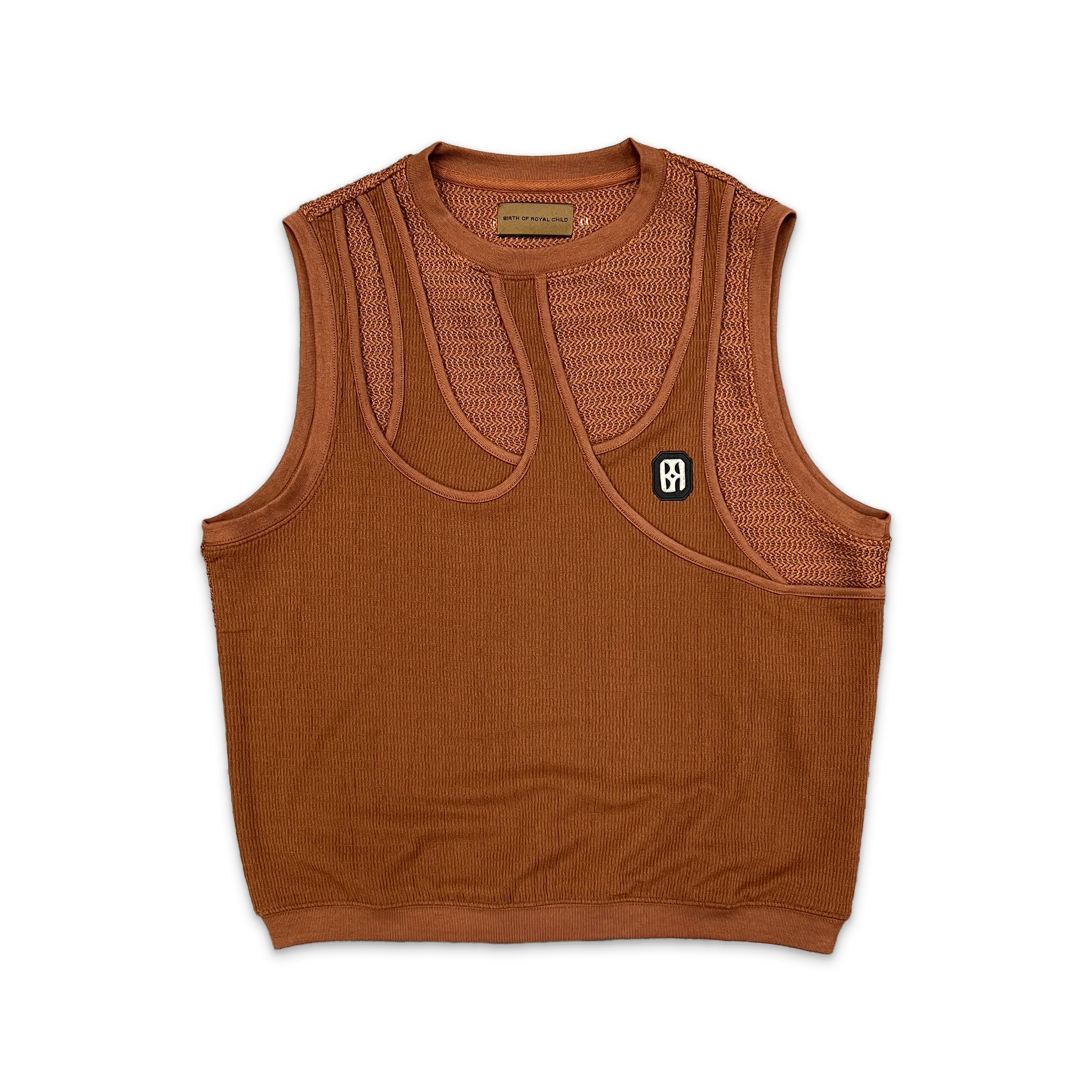 Fluid Layered Tank “Brown”