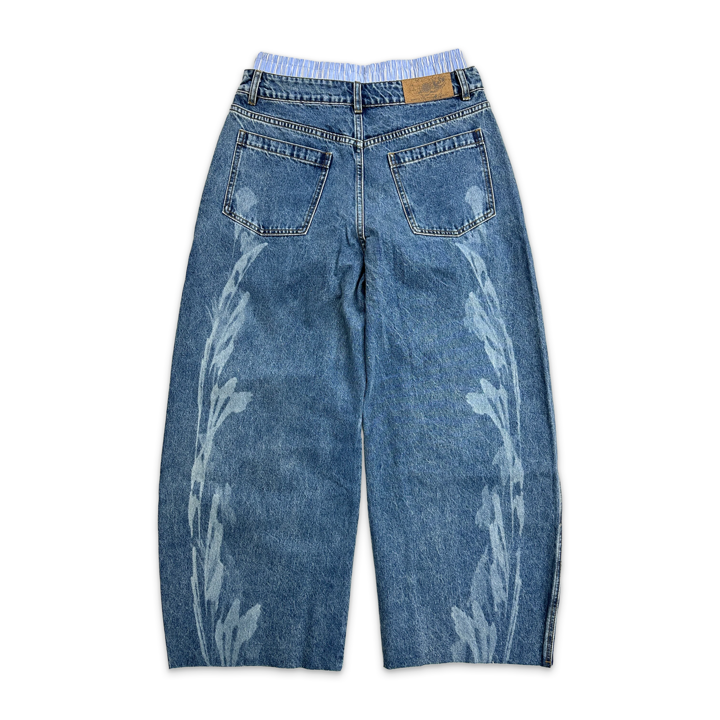 Fluid Waist Baggy Denim - Image 2