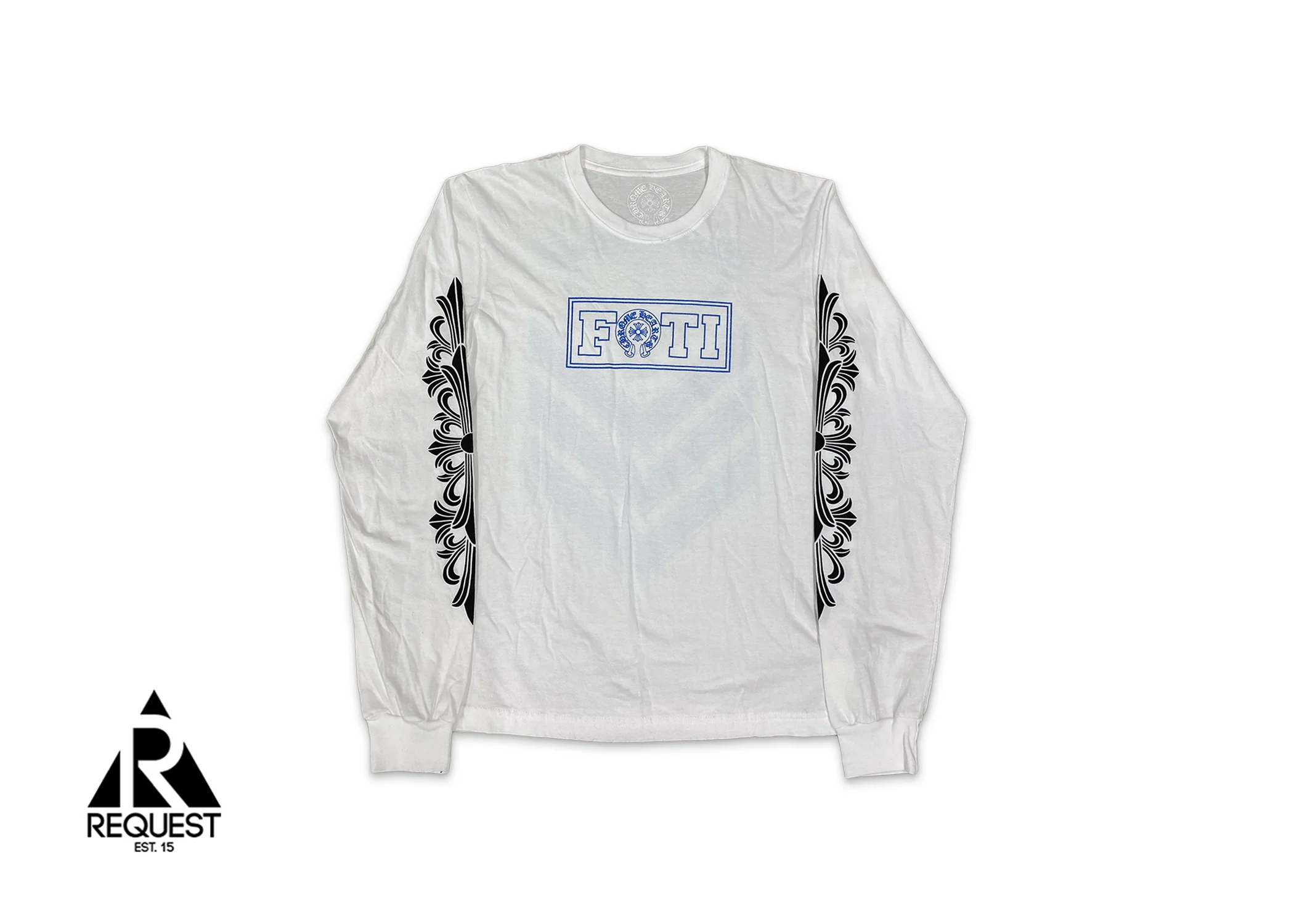 Foti L/S Tee "White/Blue"
