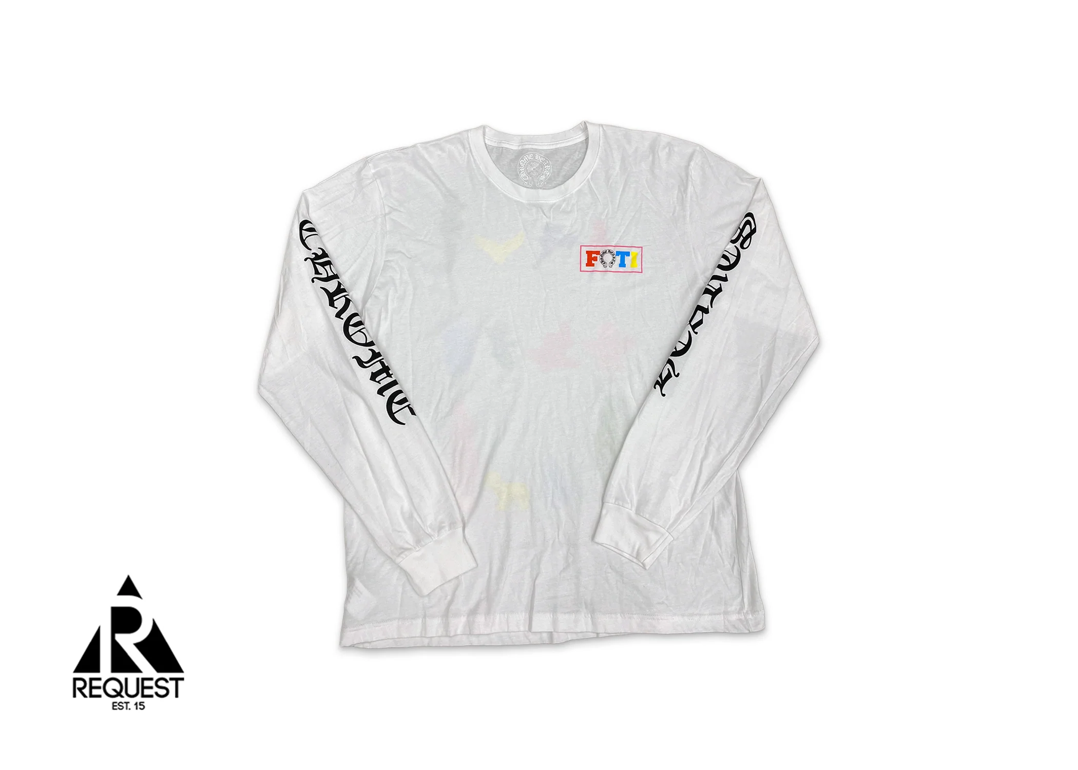 Foti L/S Tee "White/Multi"