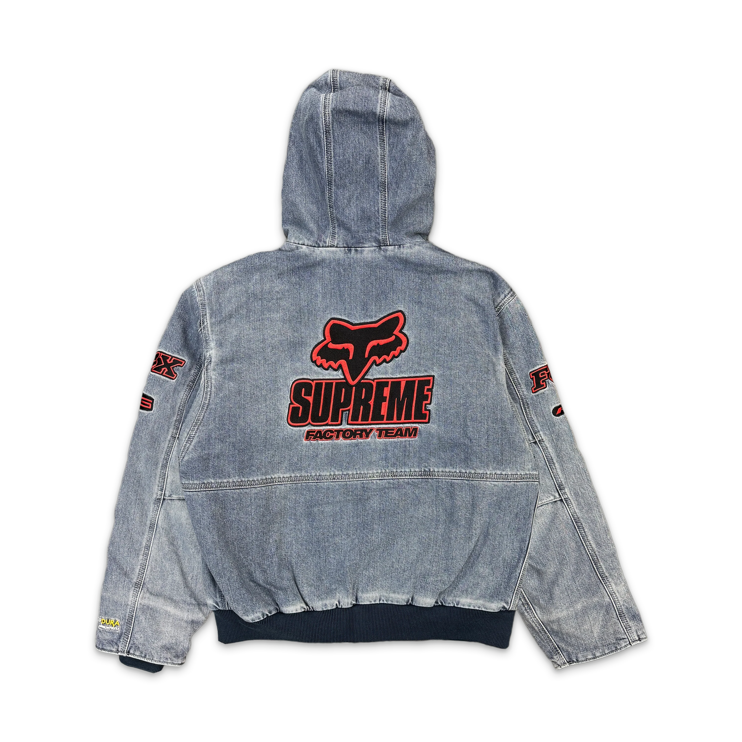 Fox Racing Hooded Work Jacket FW25 "Denim" - Image 2