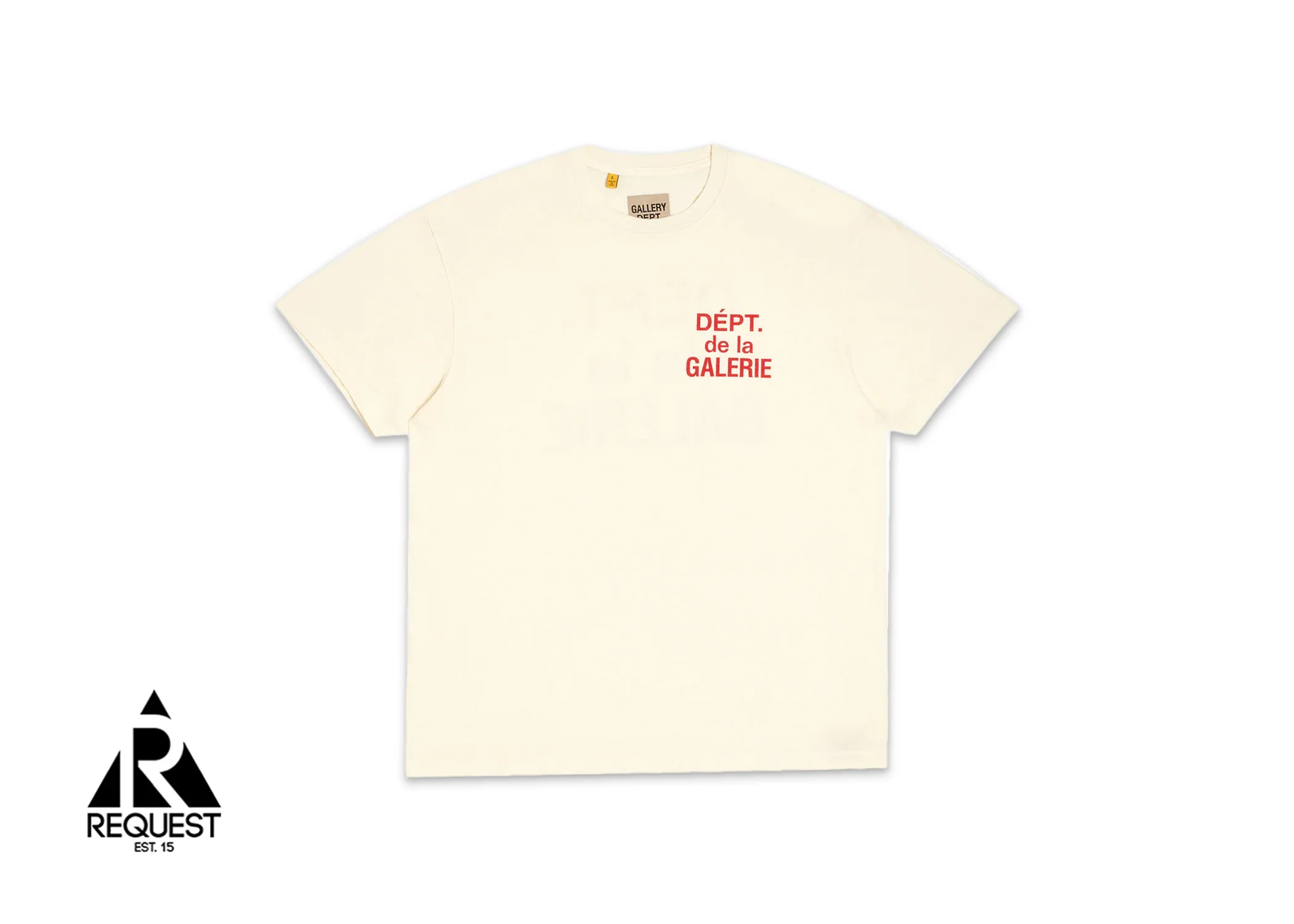 French Logo Tee "Cream"
