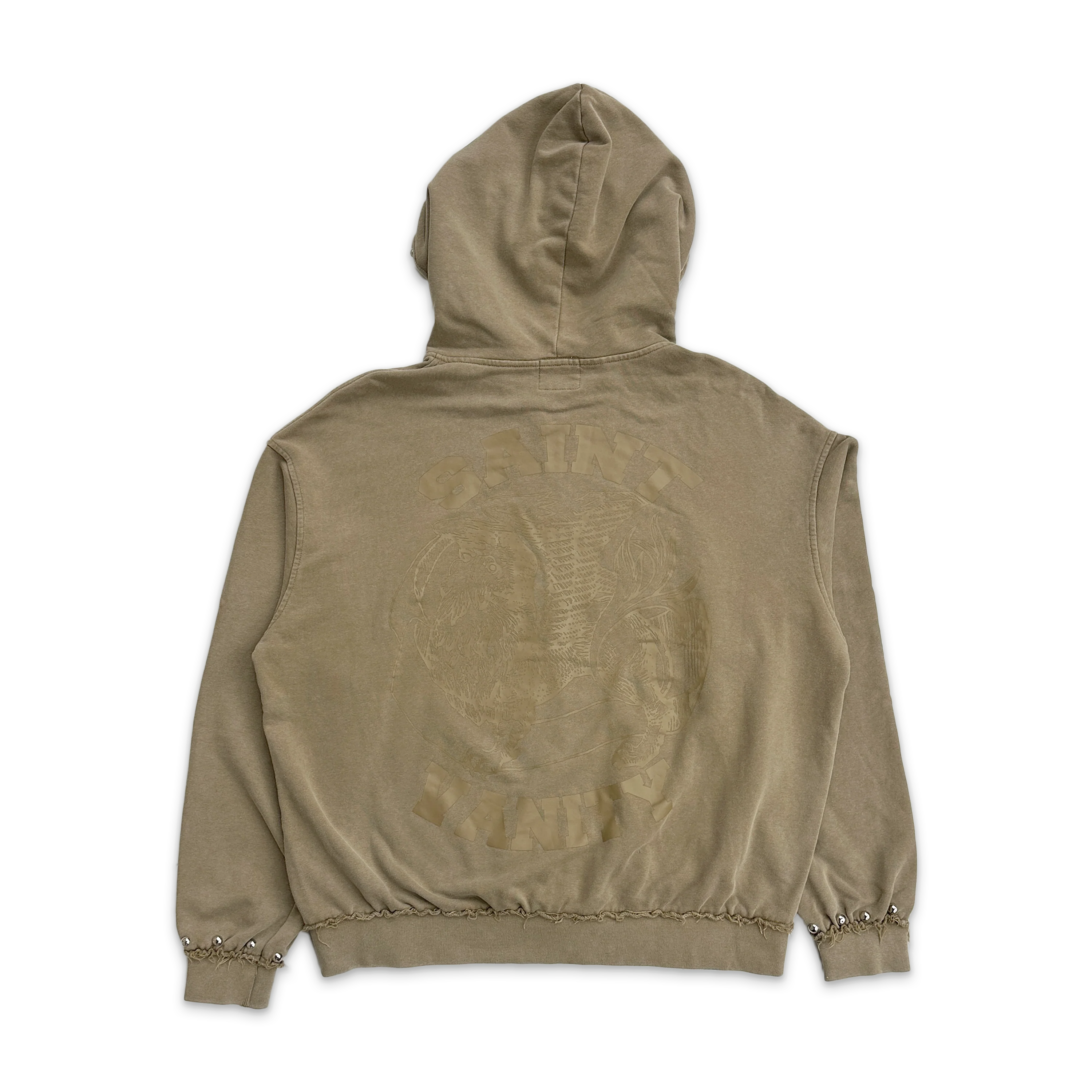 French Terry Studded Jacket "Sand" - Image 2