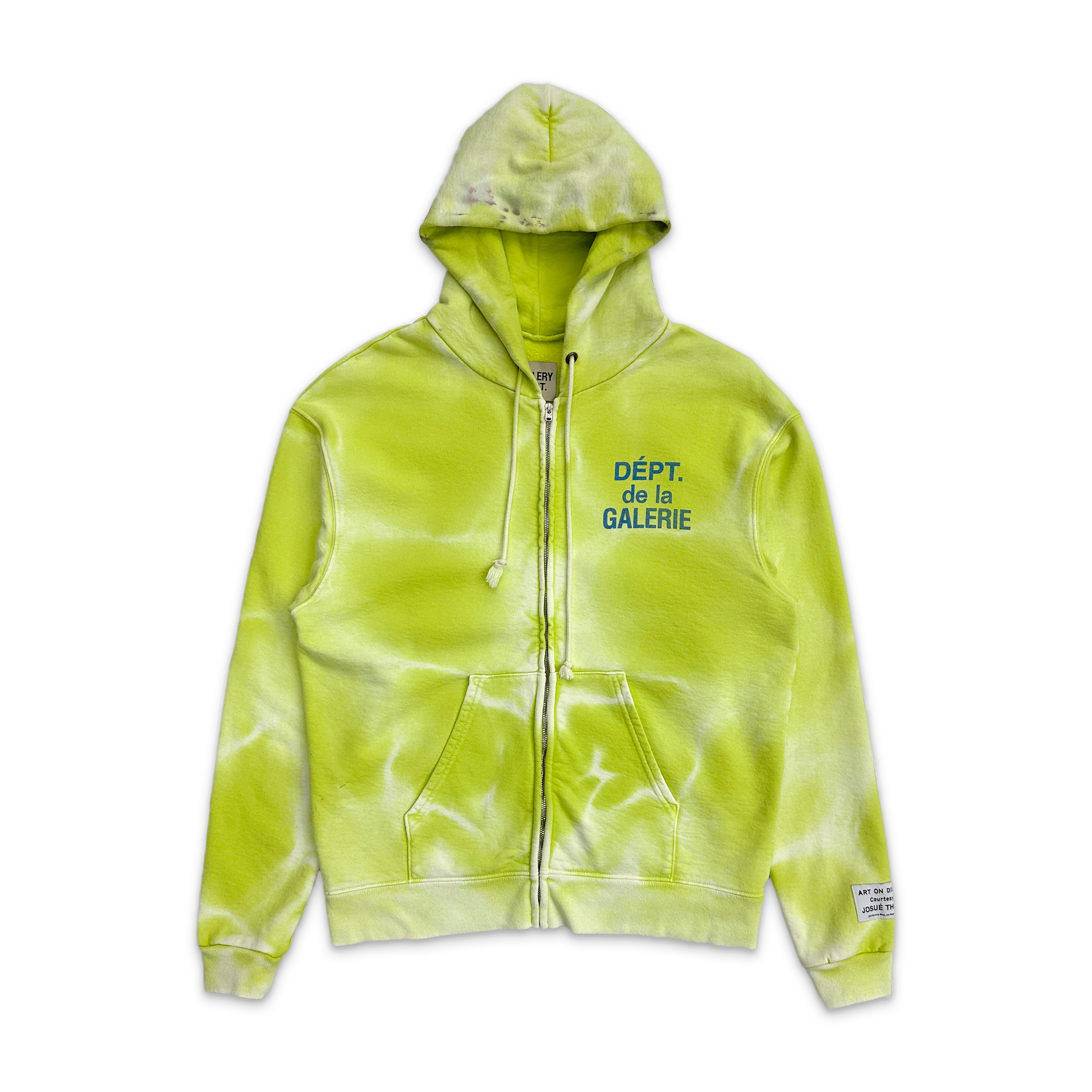French Zip Up "Lime Green"
