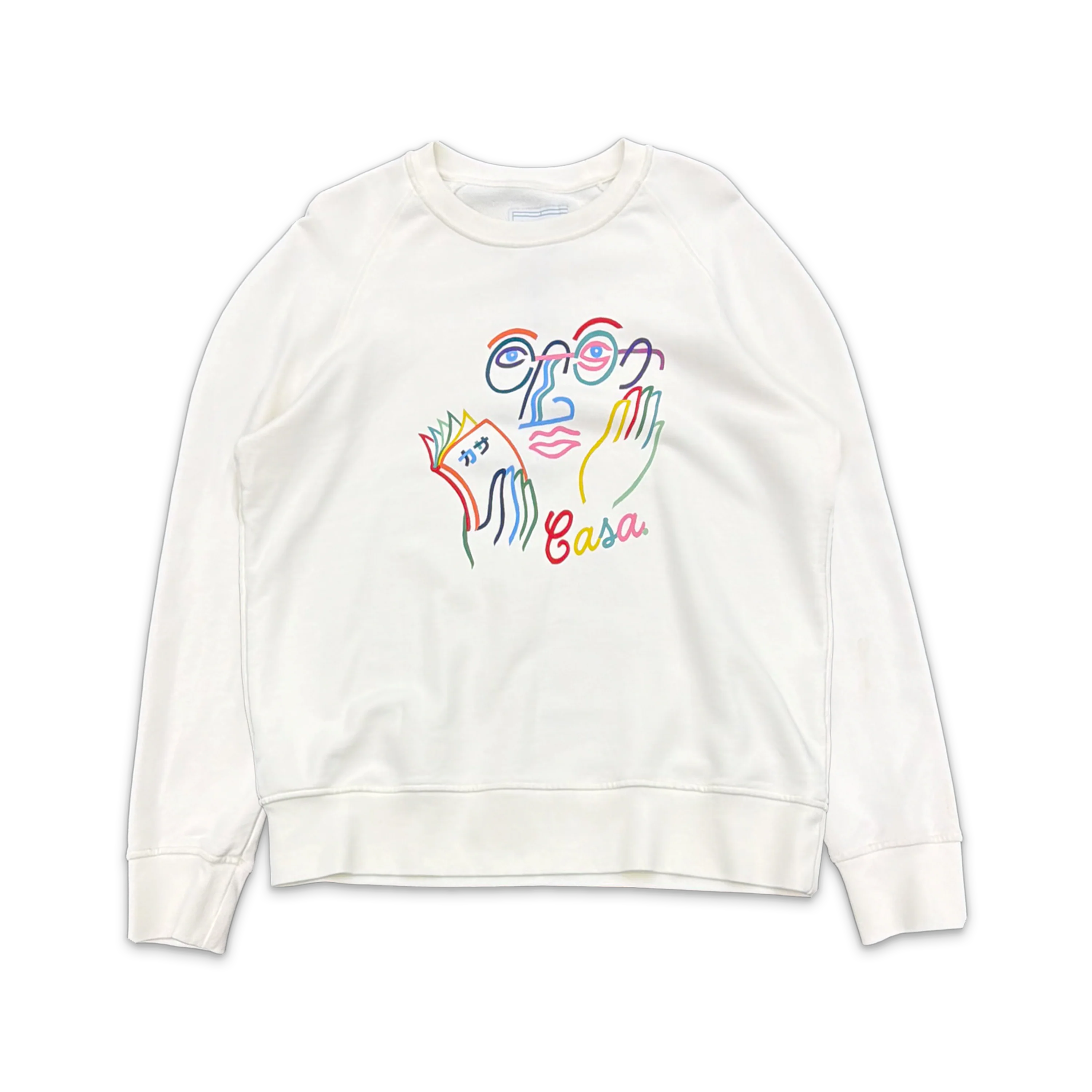 Fujita San Crewneck Sweatshirt "Off White"