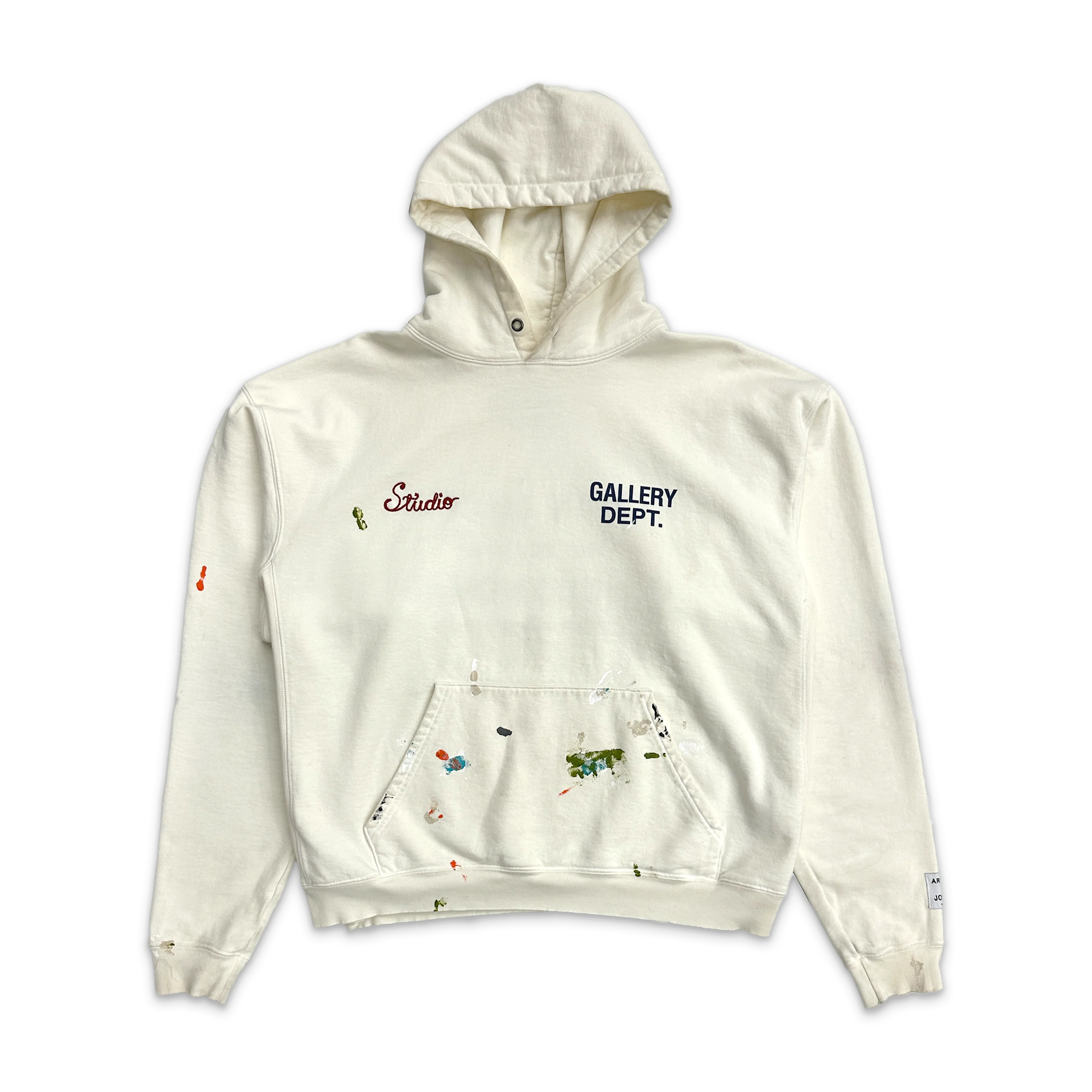 G Patch Studio Hoodie "Light Archival White"