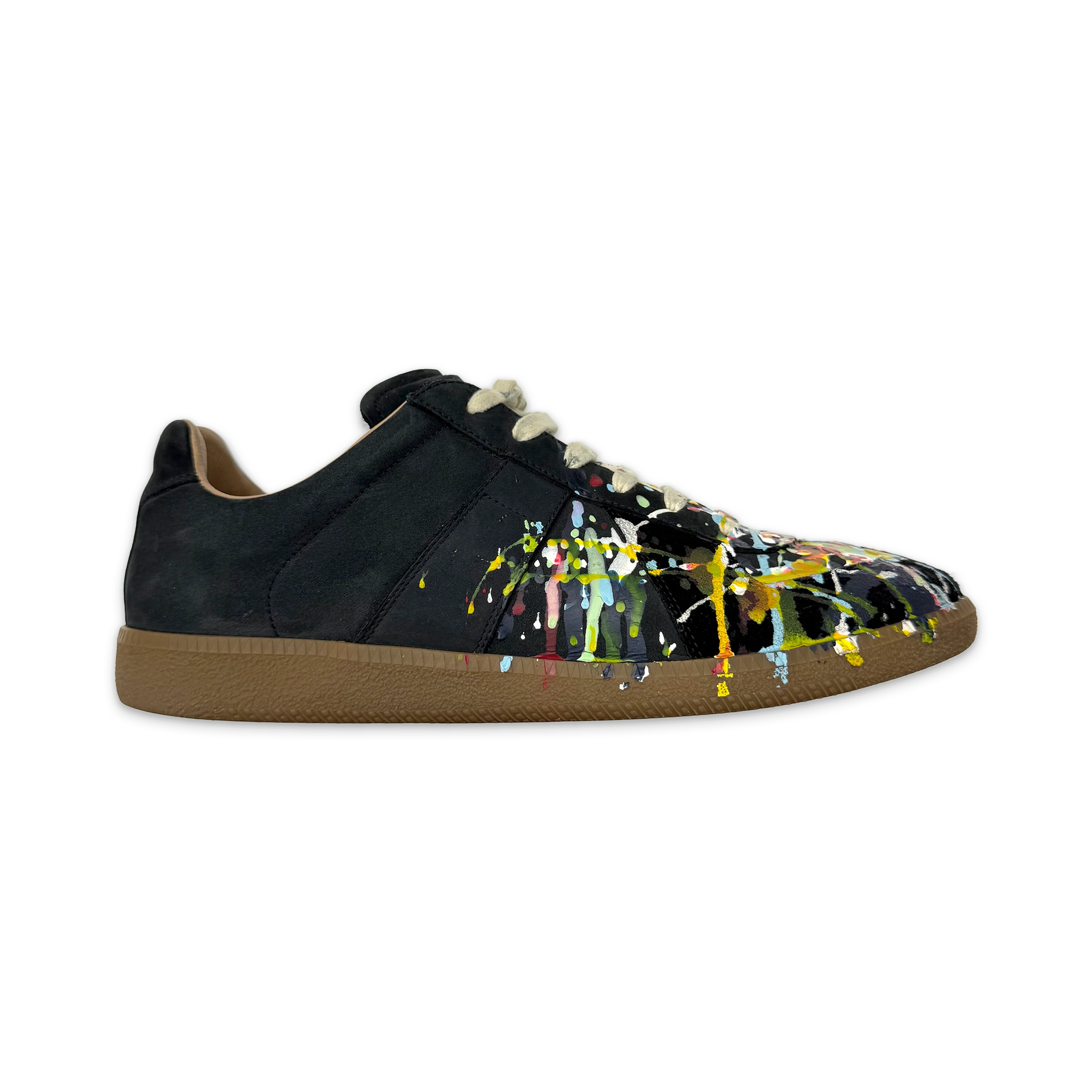 GAT Replica Sneaker Low “Black Paint Splatter"