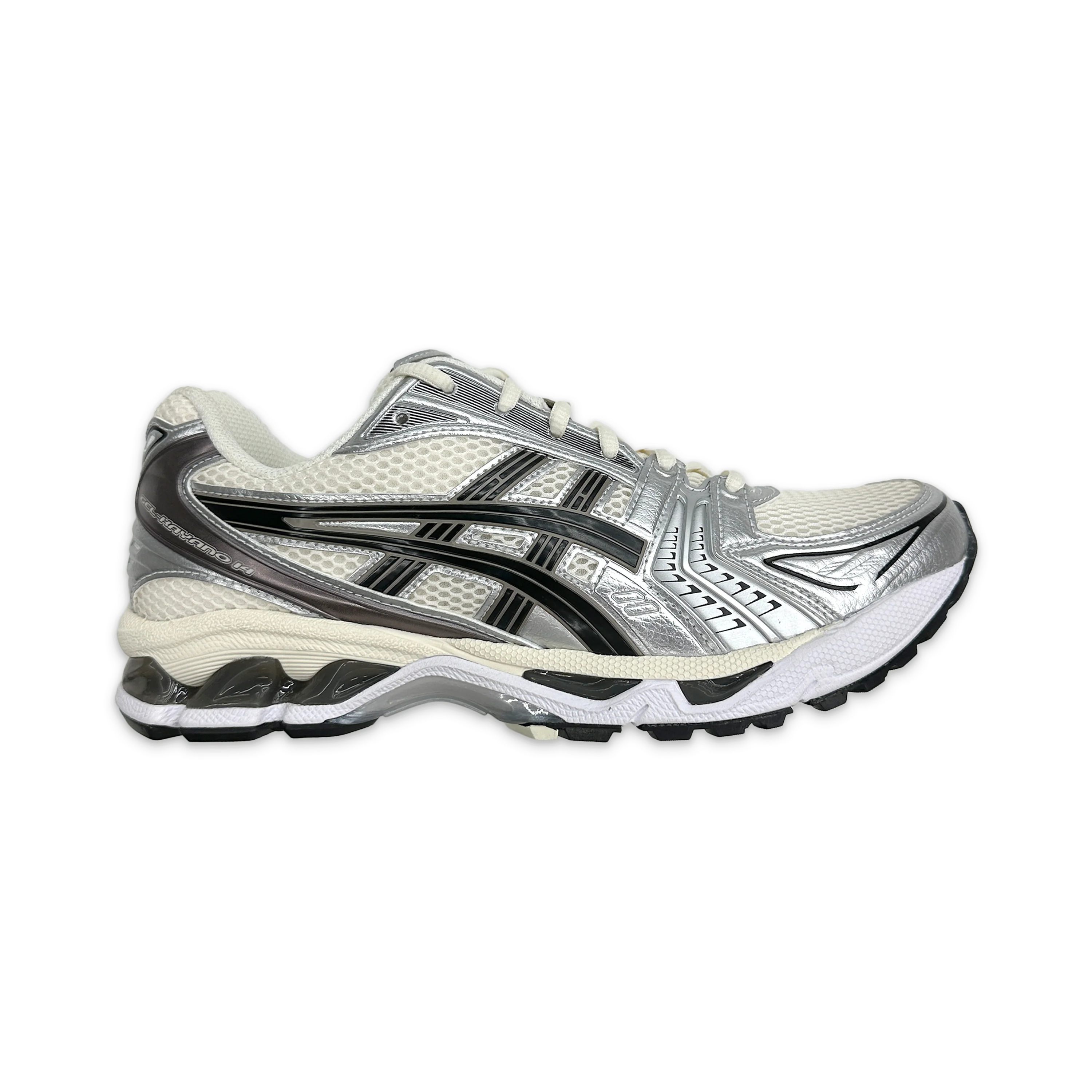Gel-Kayano 14 "Cream Black Metallic Plum"
