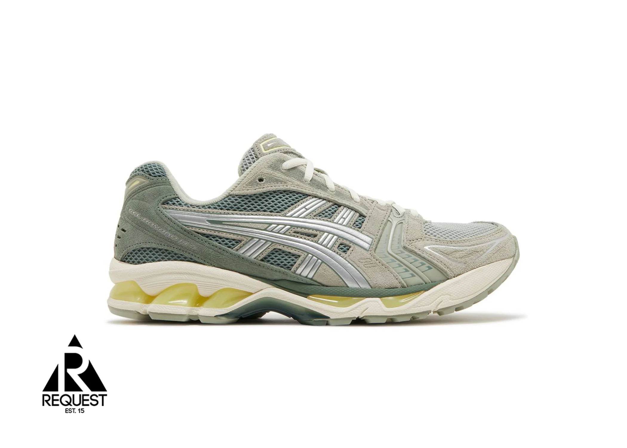 Gel-Kayano 14 "Olive Grey Pure Silver"