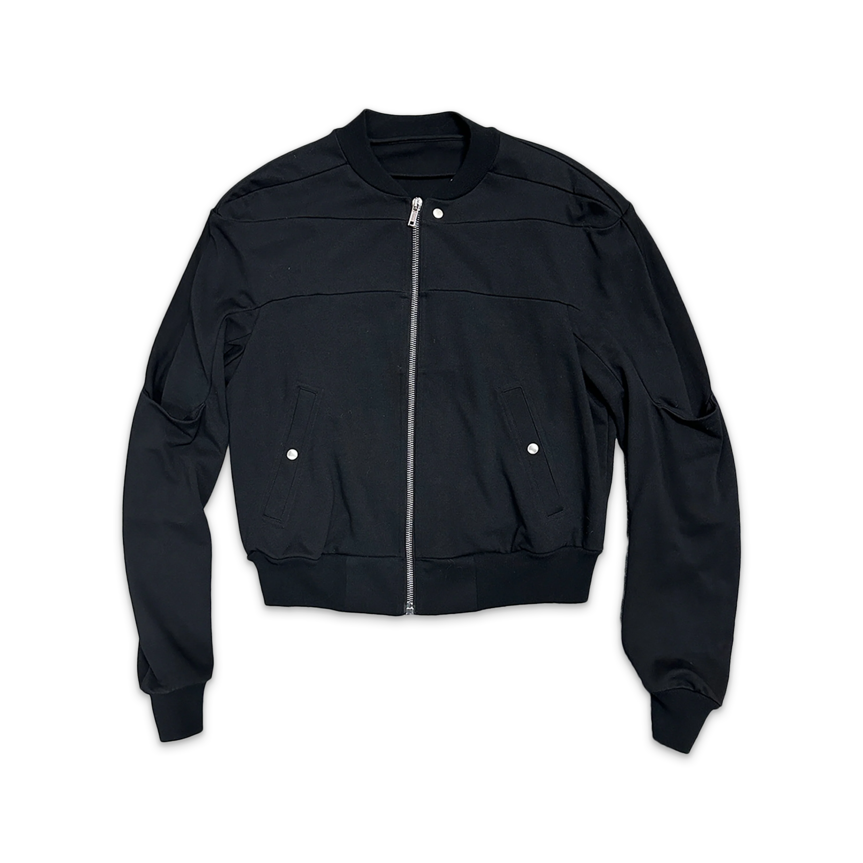 Geth Panelled Cotton-Jersey Jacket "Black"
