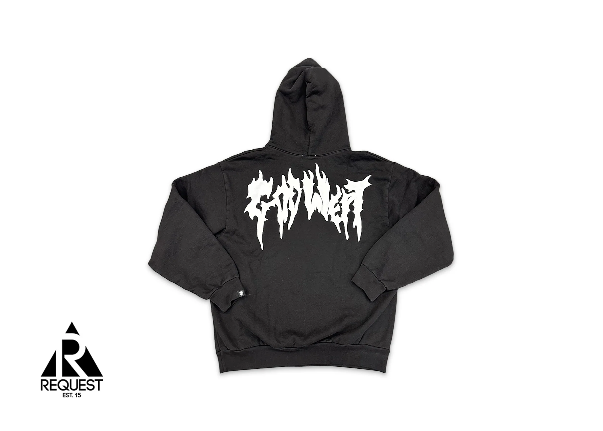 Giant Hockey Mask Hoodie "Black" - Image 2