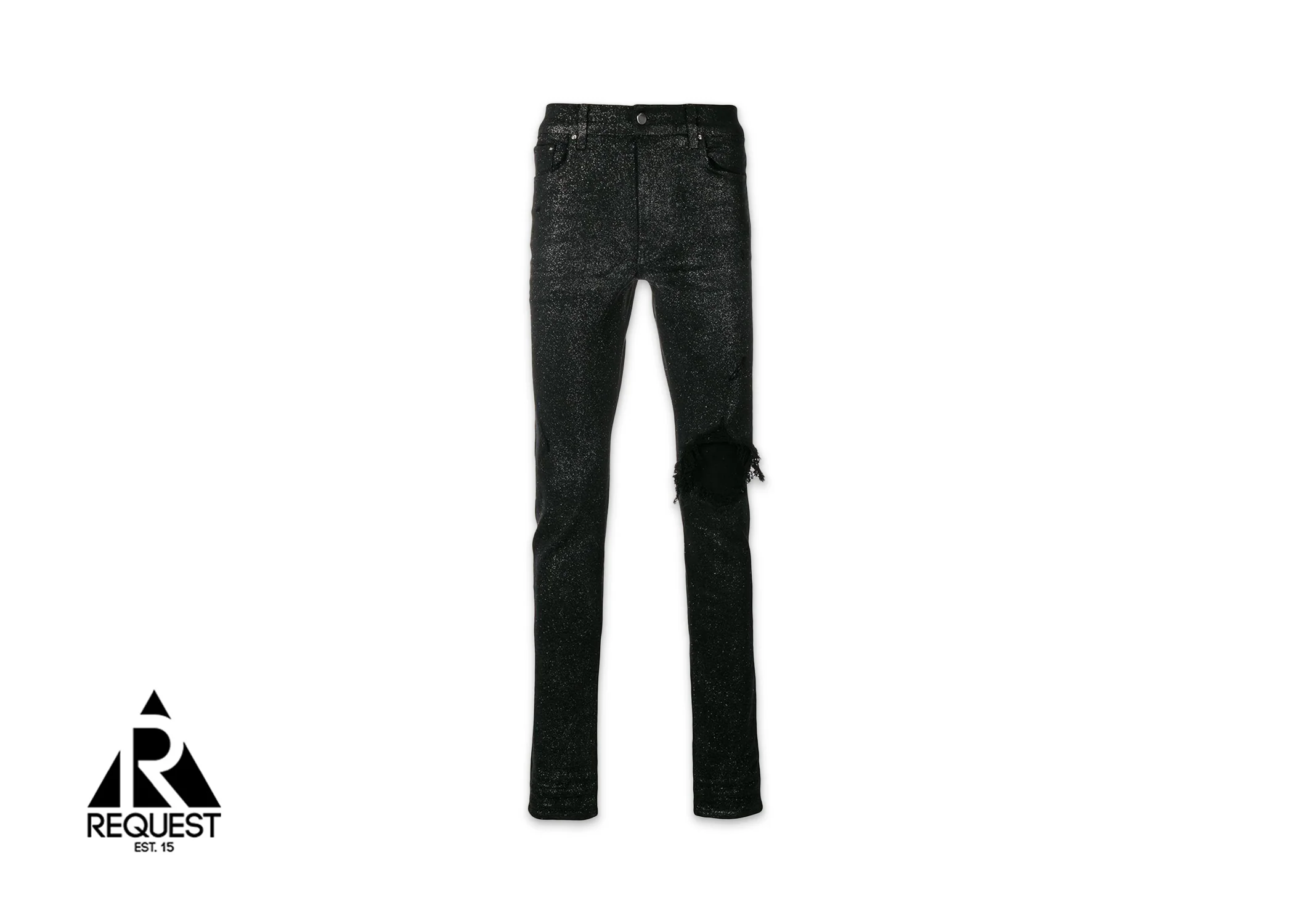 Glitter Broken Denim "Black"