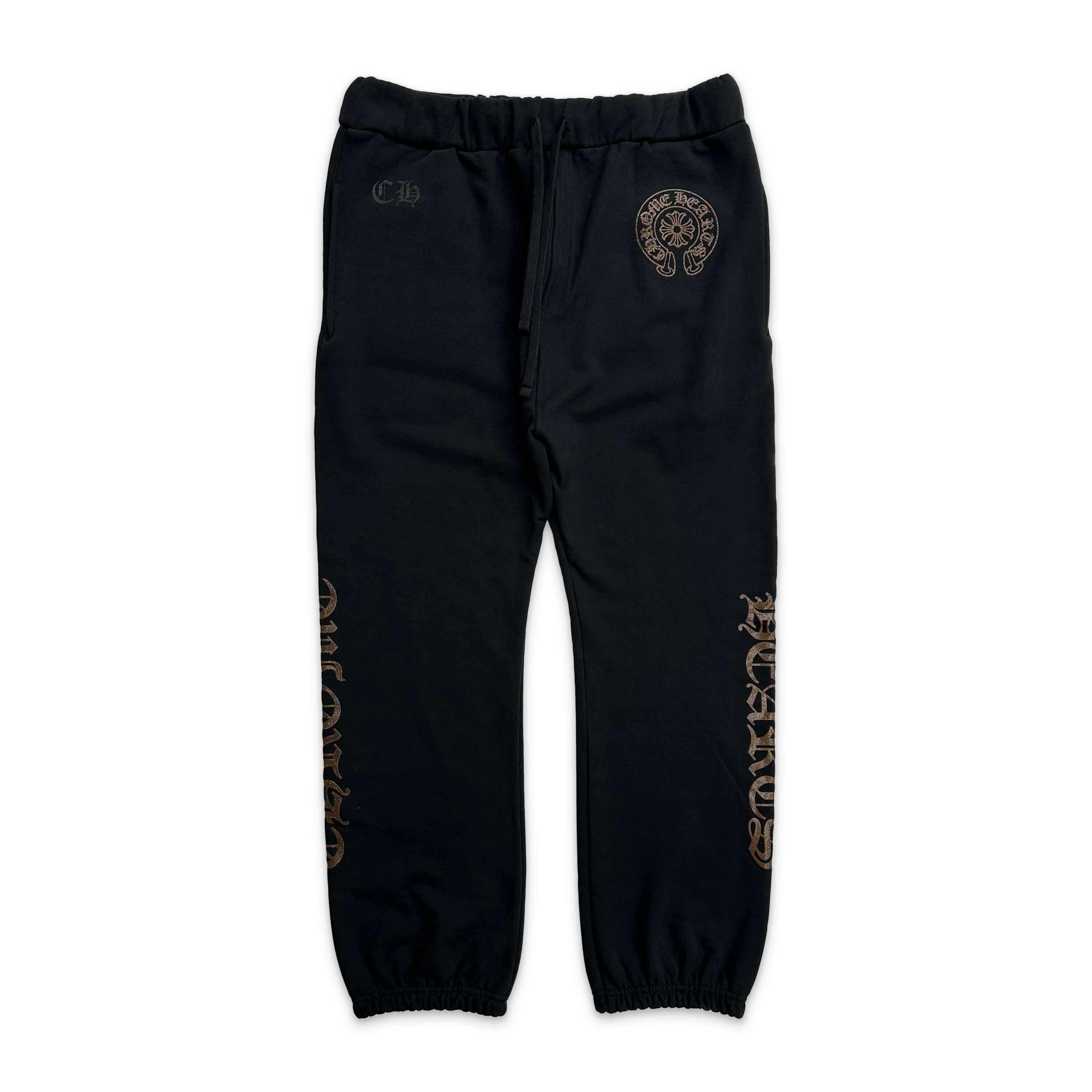 Glitter Sweatpants "Black Brown"