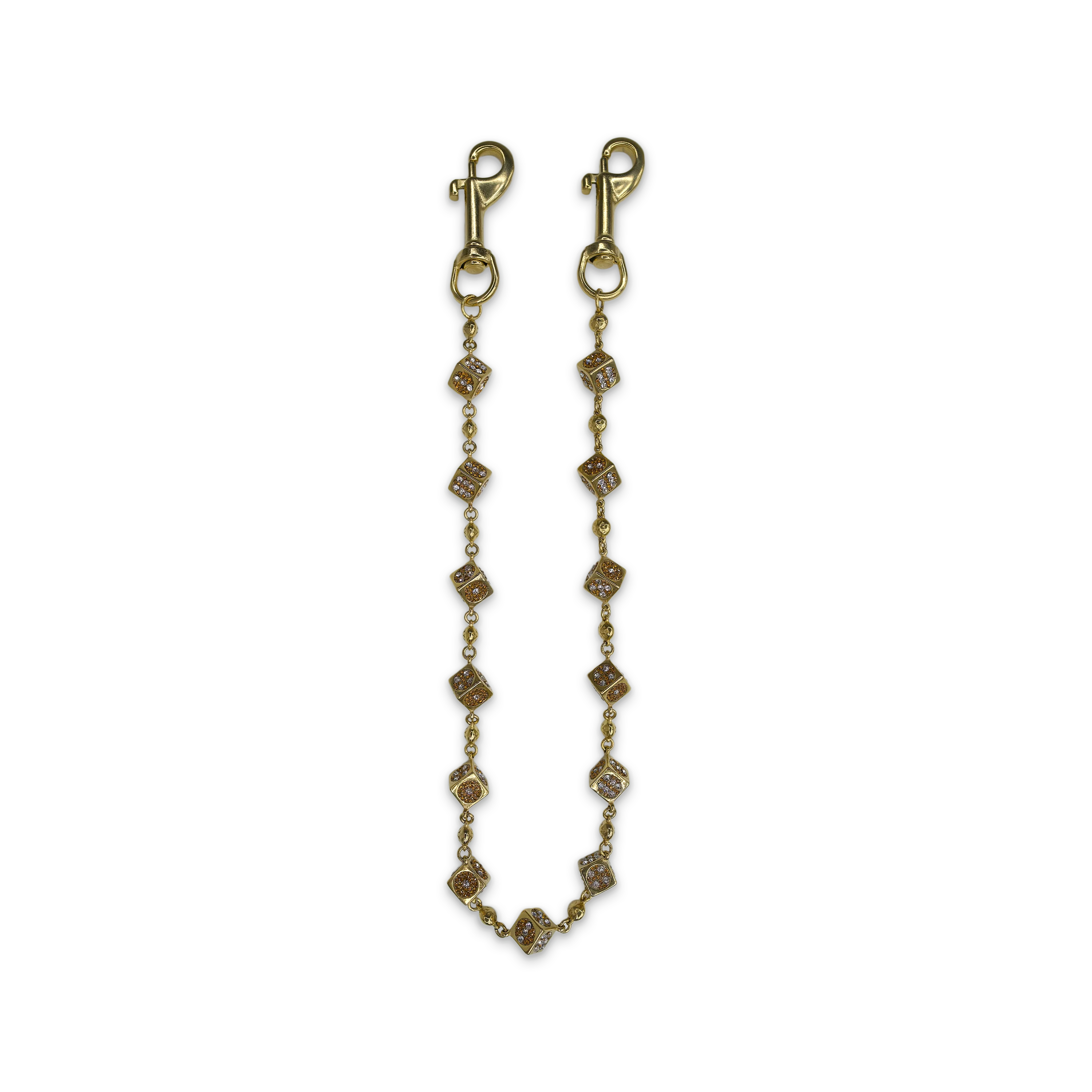 Gold Dice Wallet Chain