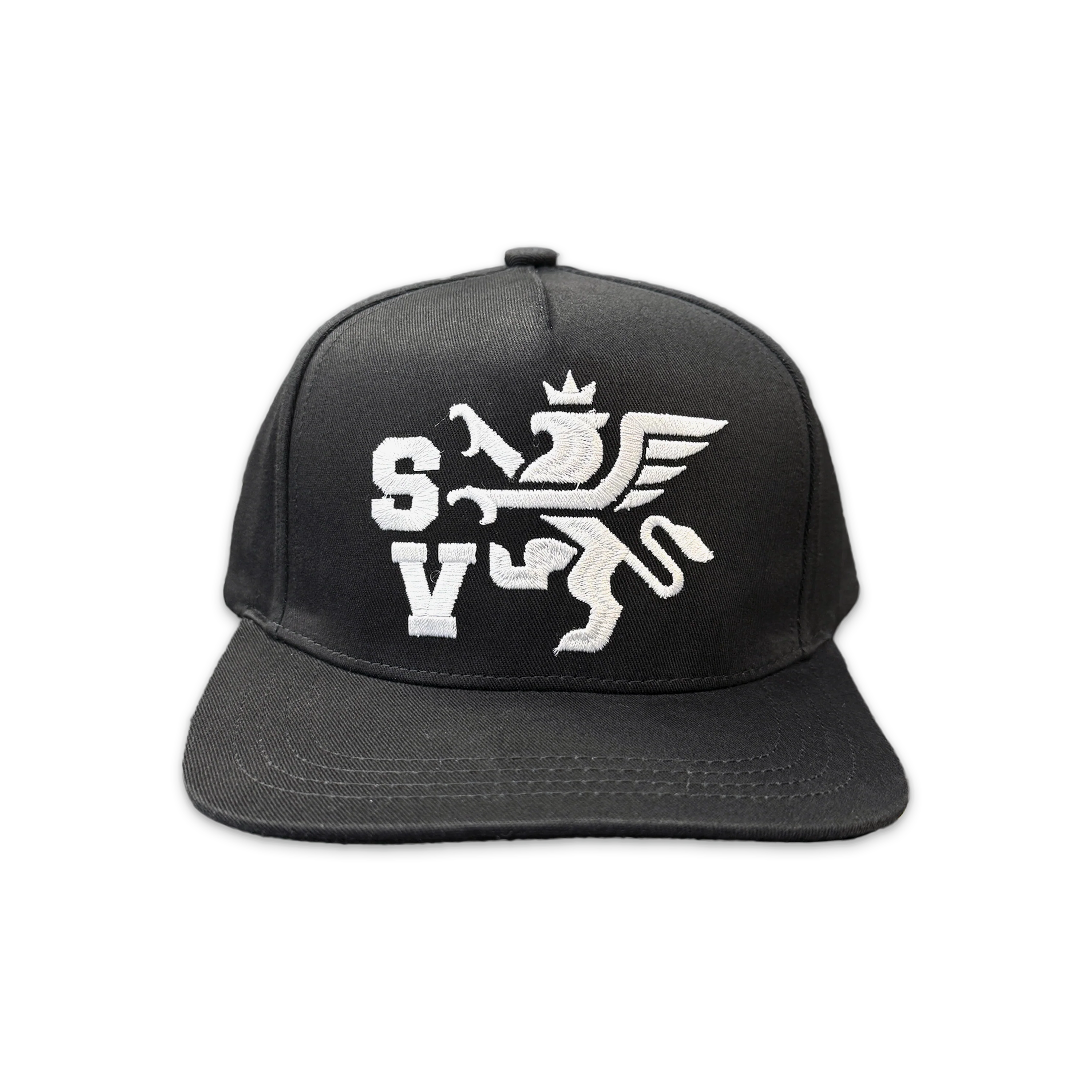 Griffin Snapback Hat “Black White”