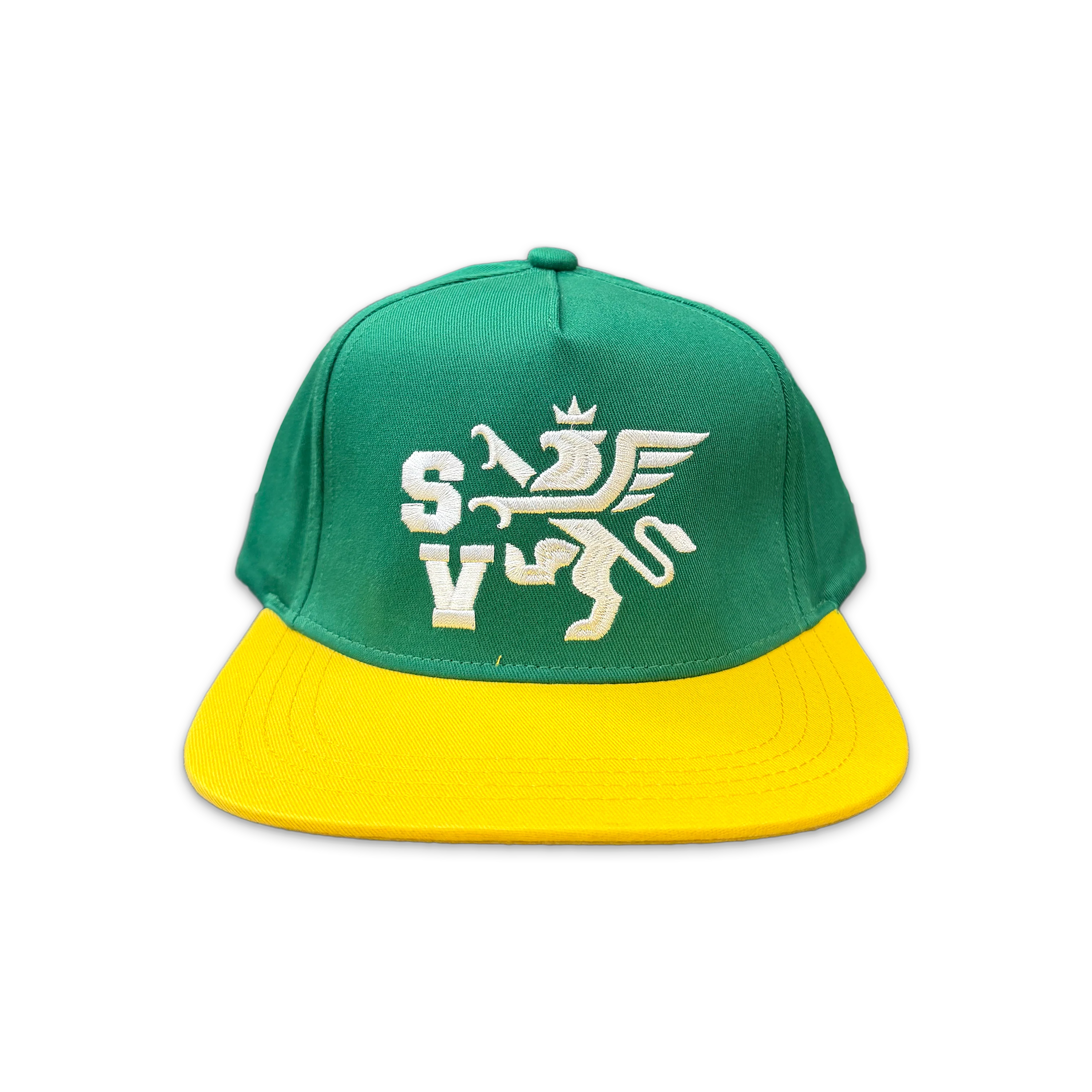 Griffin Snapback Hat “Green & Yellow”