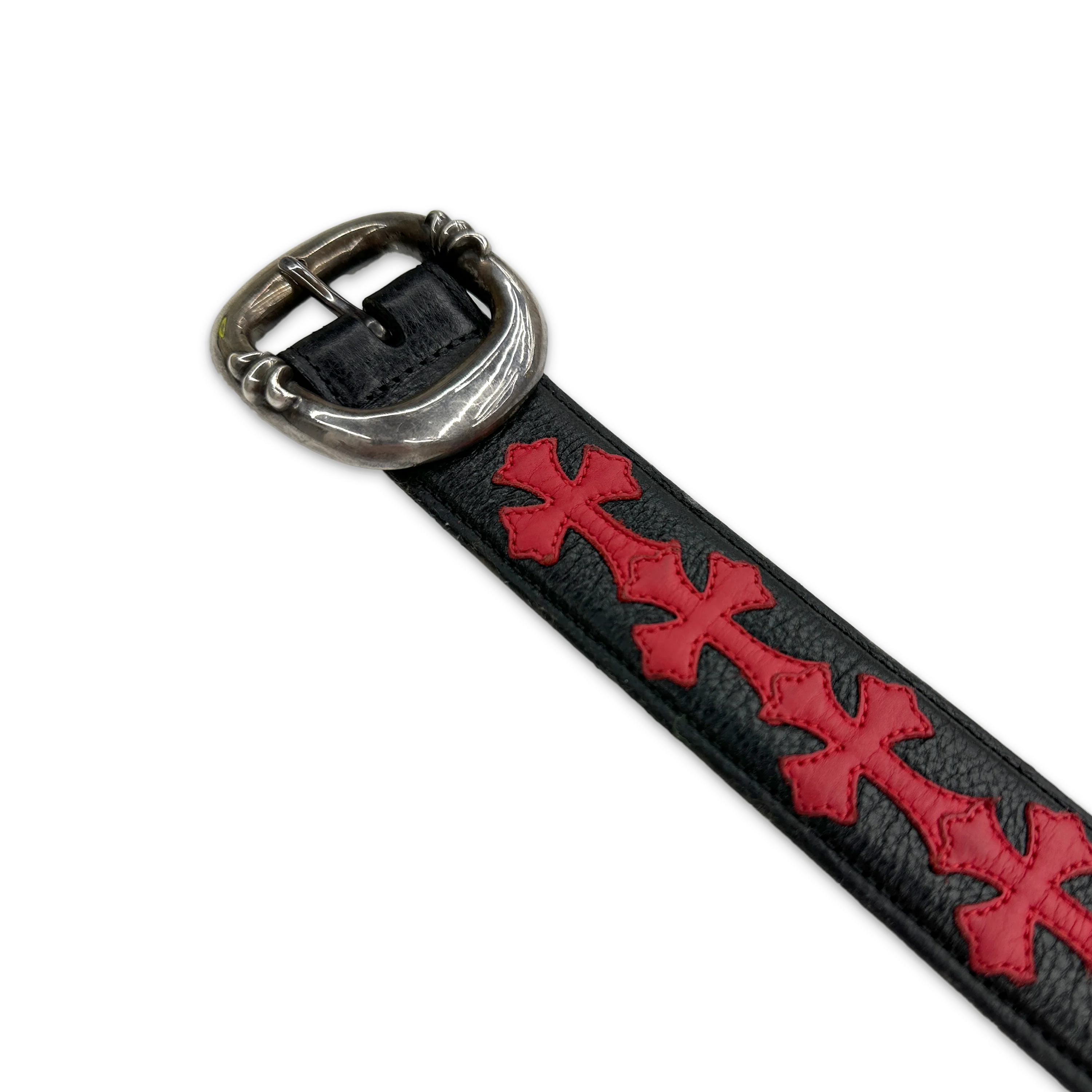 Gunslinger Cross Patch Belt "Black Red" - Image 2