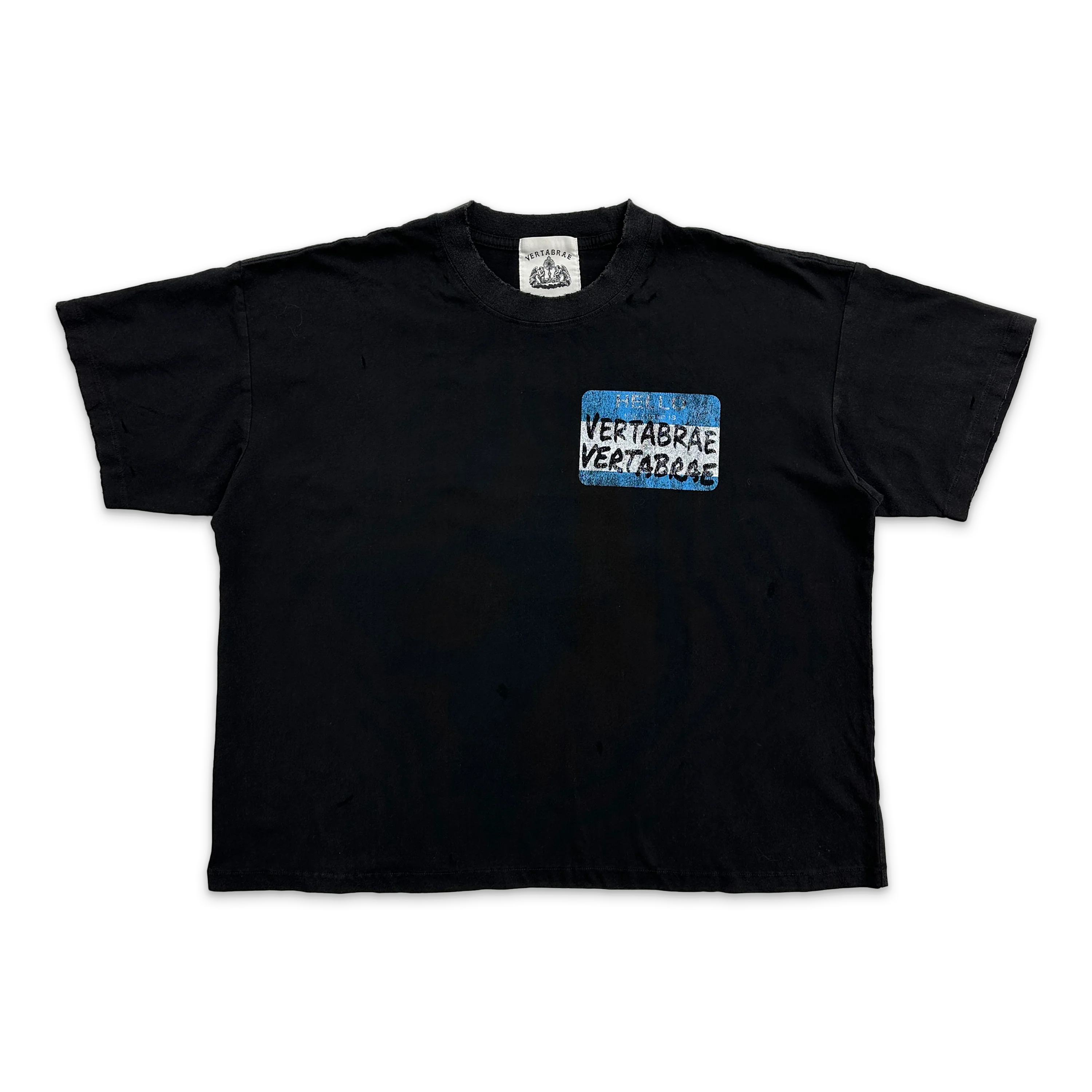 Hello My Name Is Vert Tee "Black"