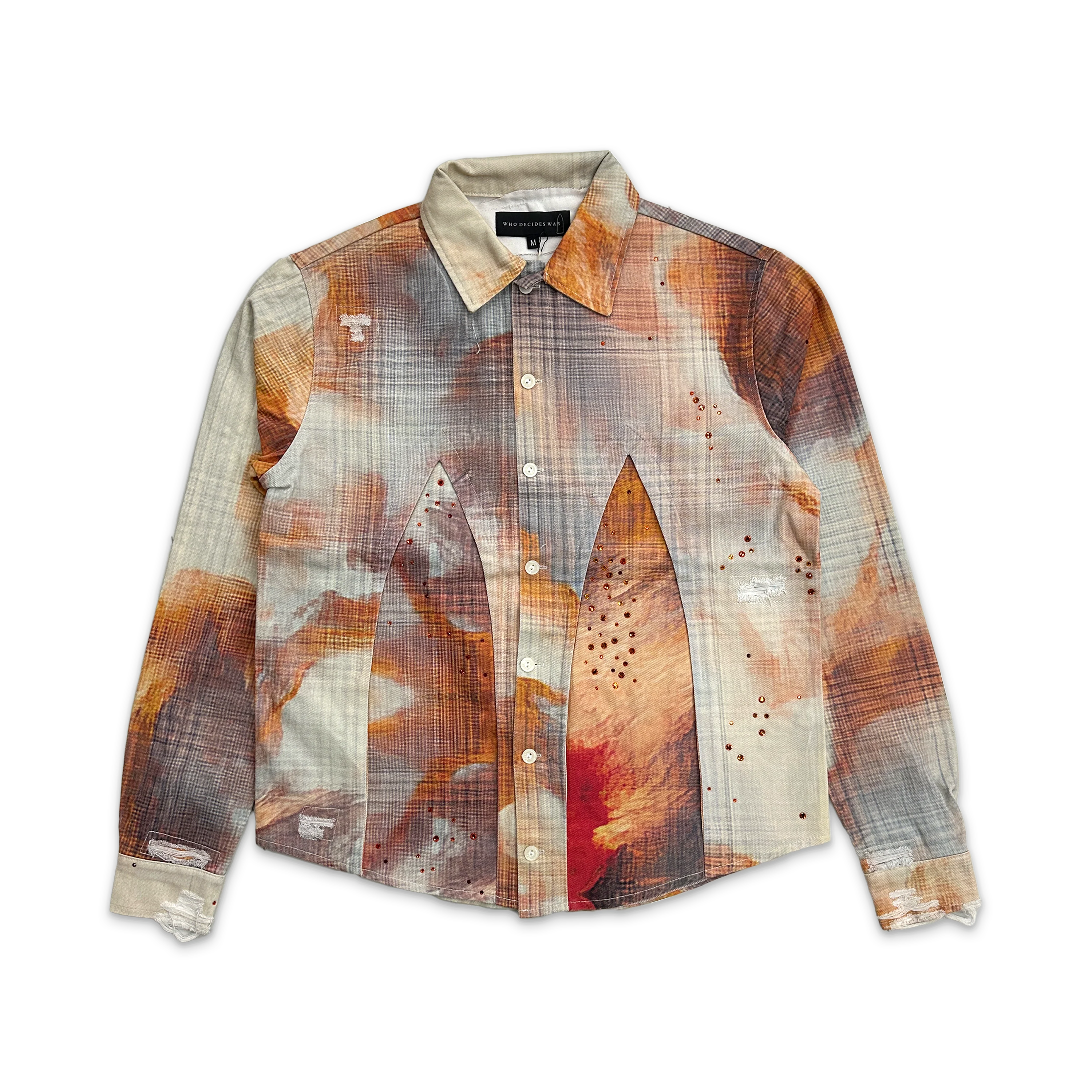 Hollow Glass Sunfire Button Up