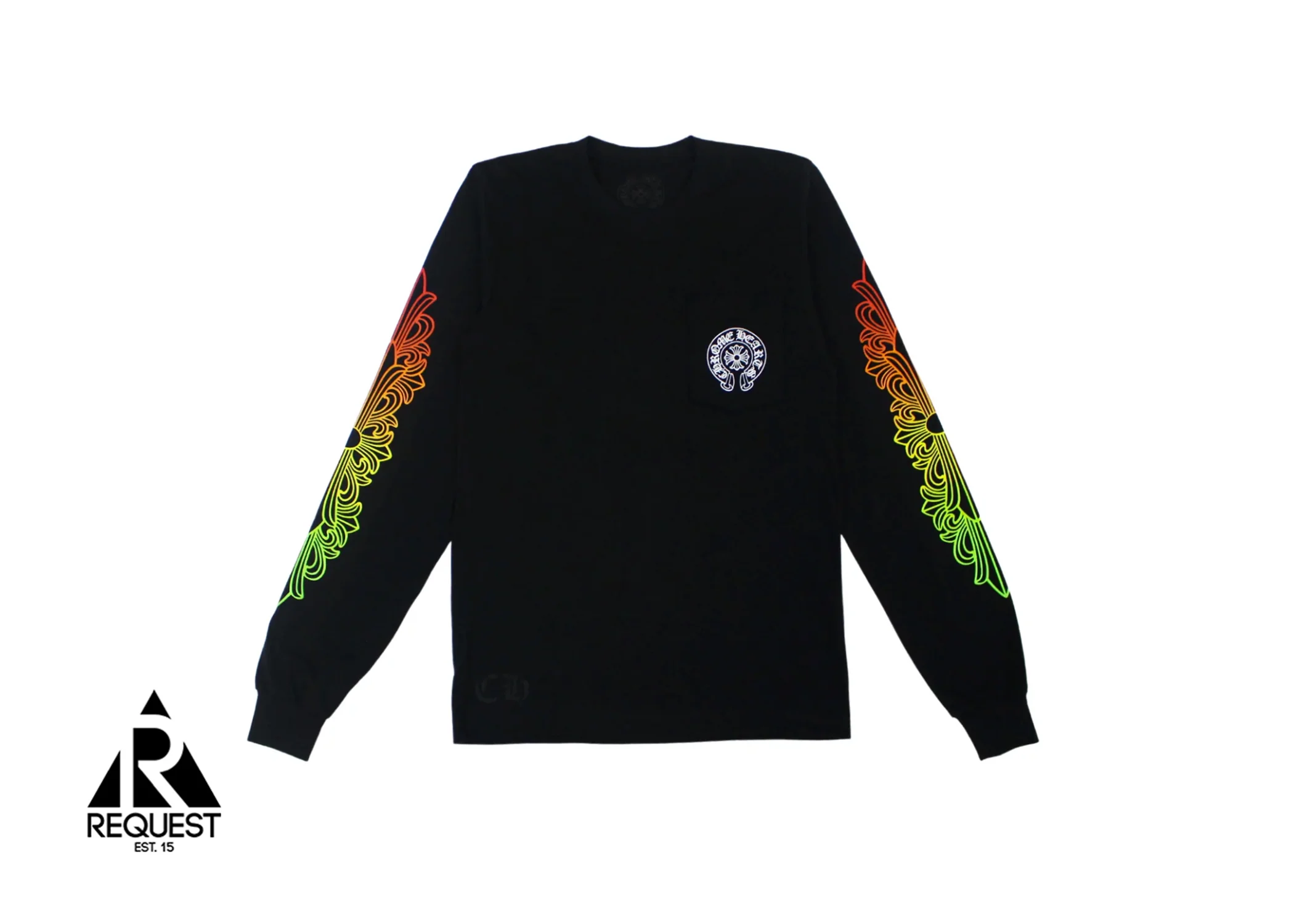 Hollywood Gradient Circle L/S Tee "Black"