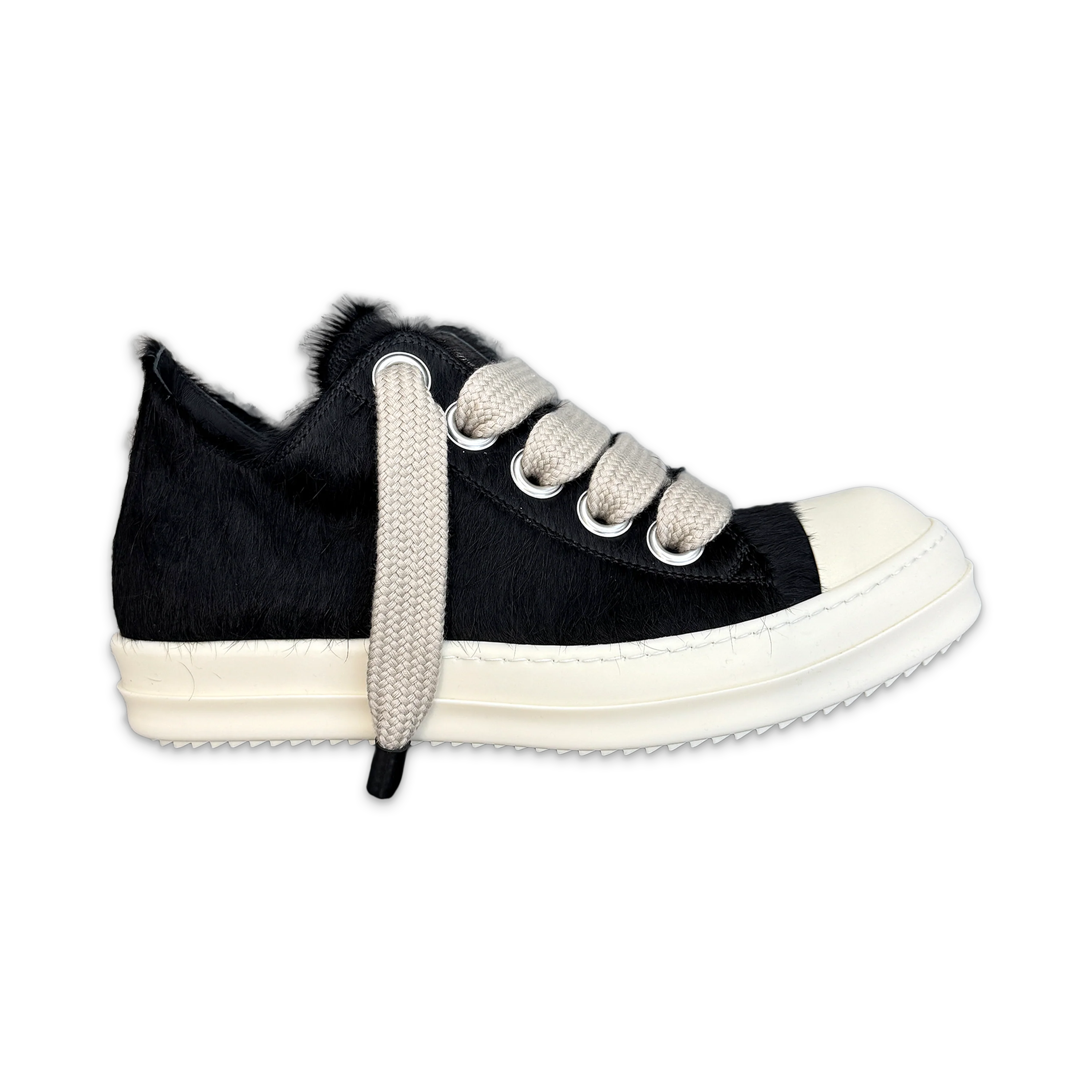 Hollywood Ramones Pony Hair Jumbo Lace Low "Black Milk"