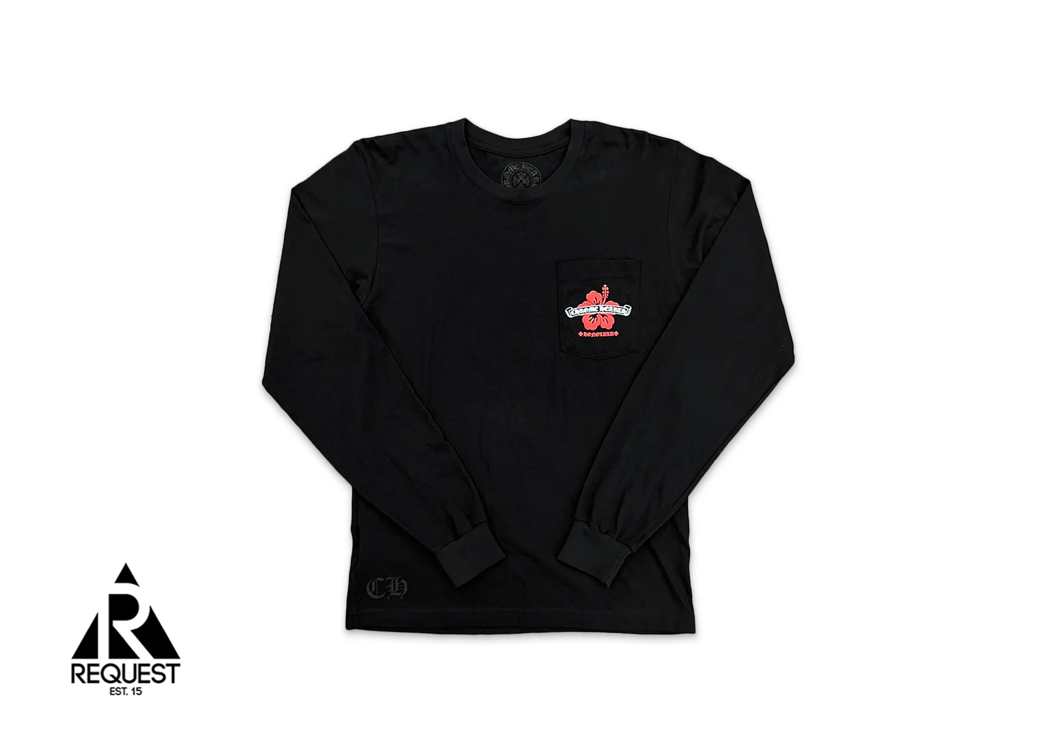 Honolulu Exclusive Hibiscus L/S Tee “Black”