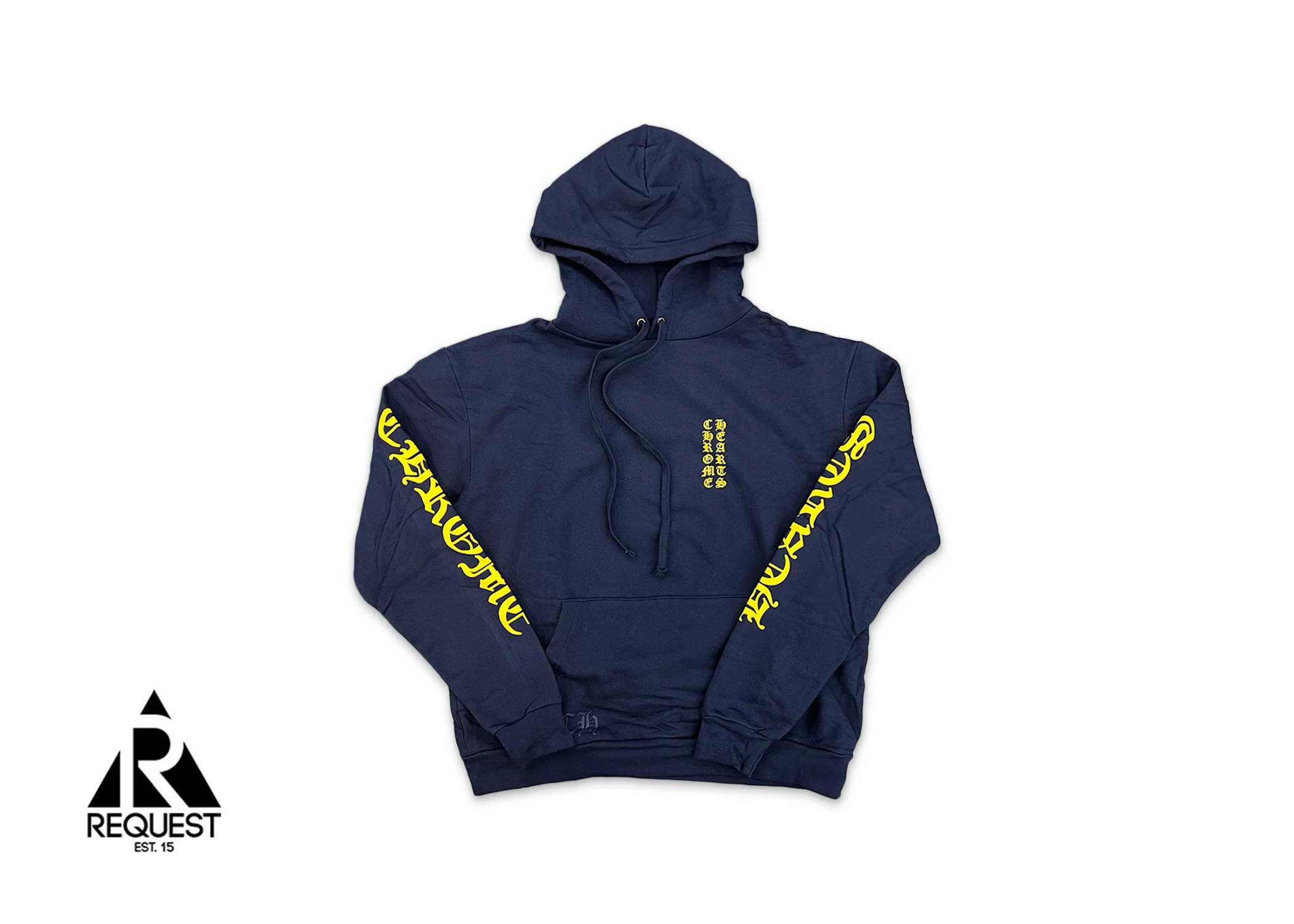 Hoodie "Navy/Yellow”