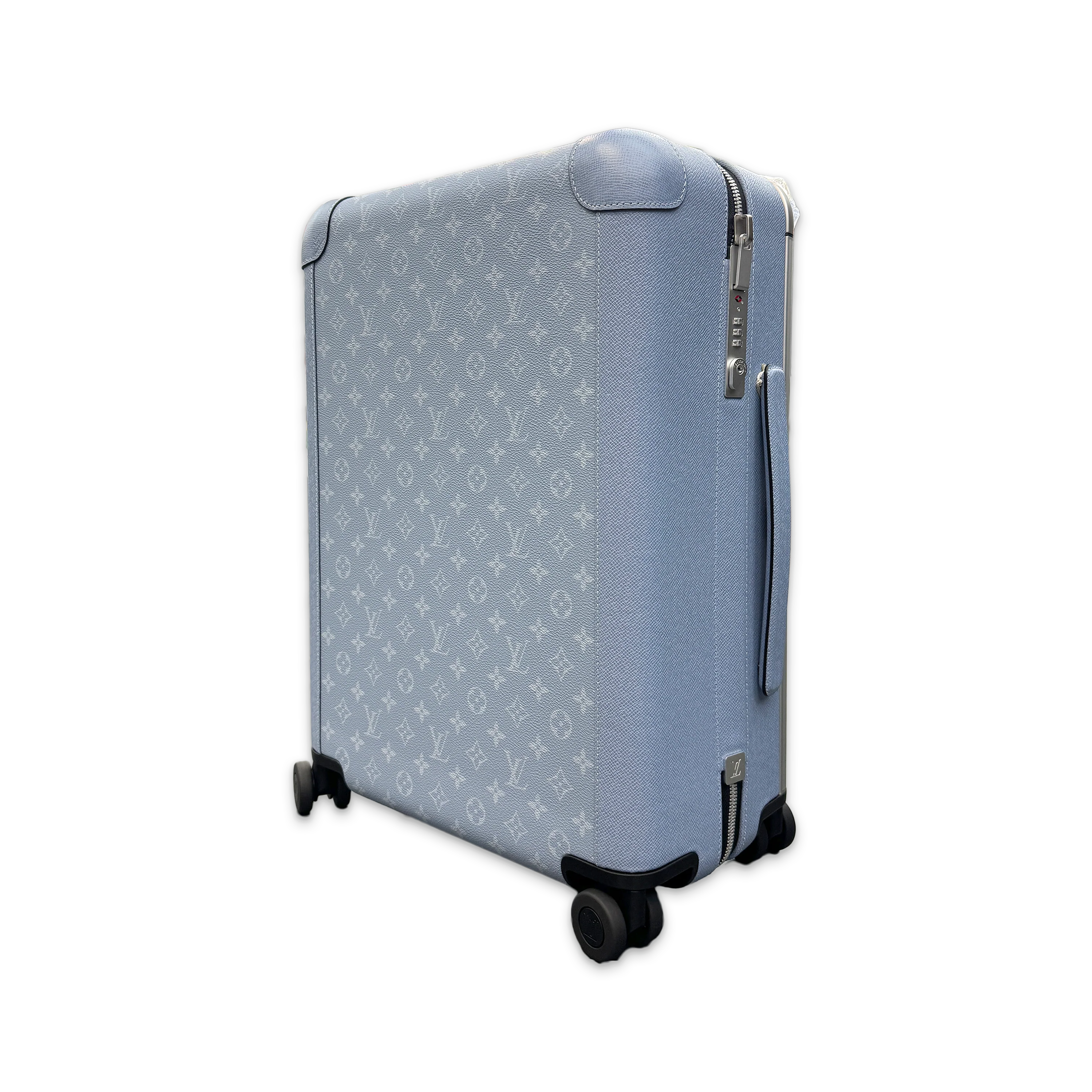 Horizon 55 Monogram Canvas Travel Suitcase "Sky Blue"