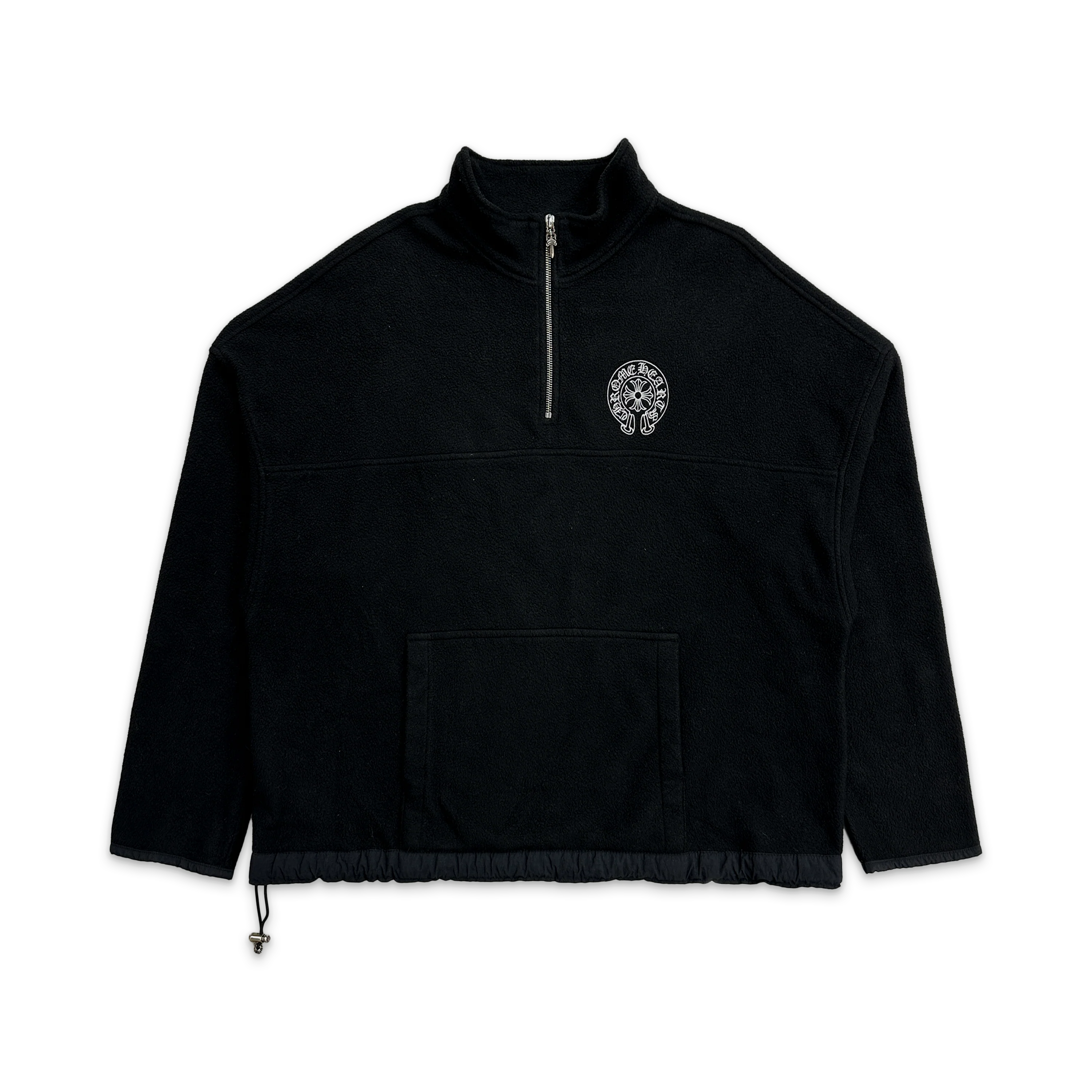 Horseshoe Fleece Half Zip Jacket "Black"