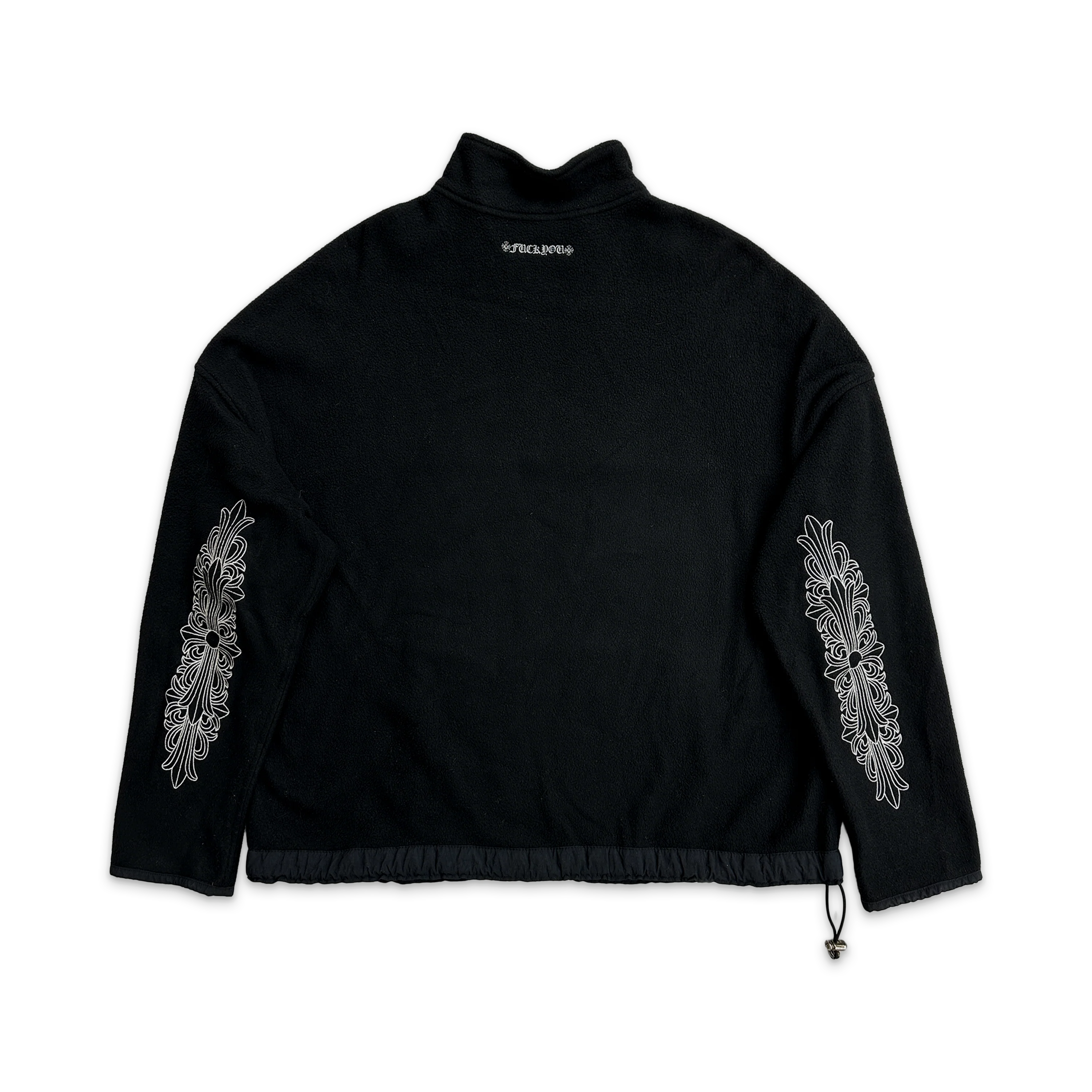 Horseshoe Fleece Half Zip Jacket Sample "Black" - Image 2