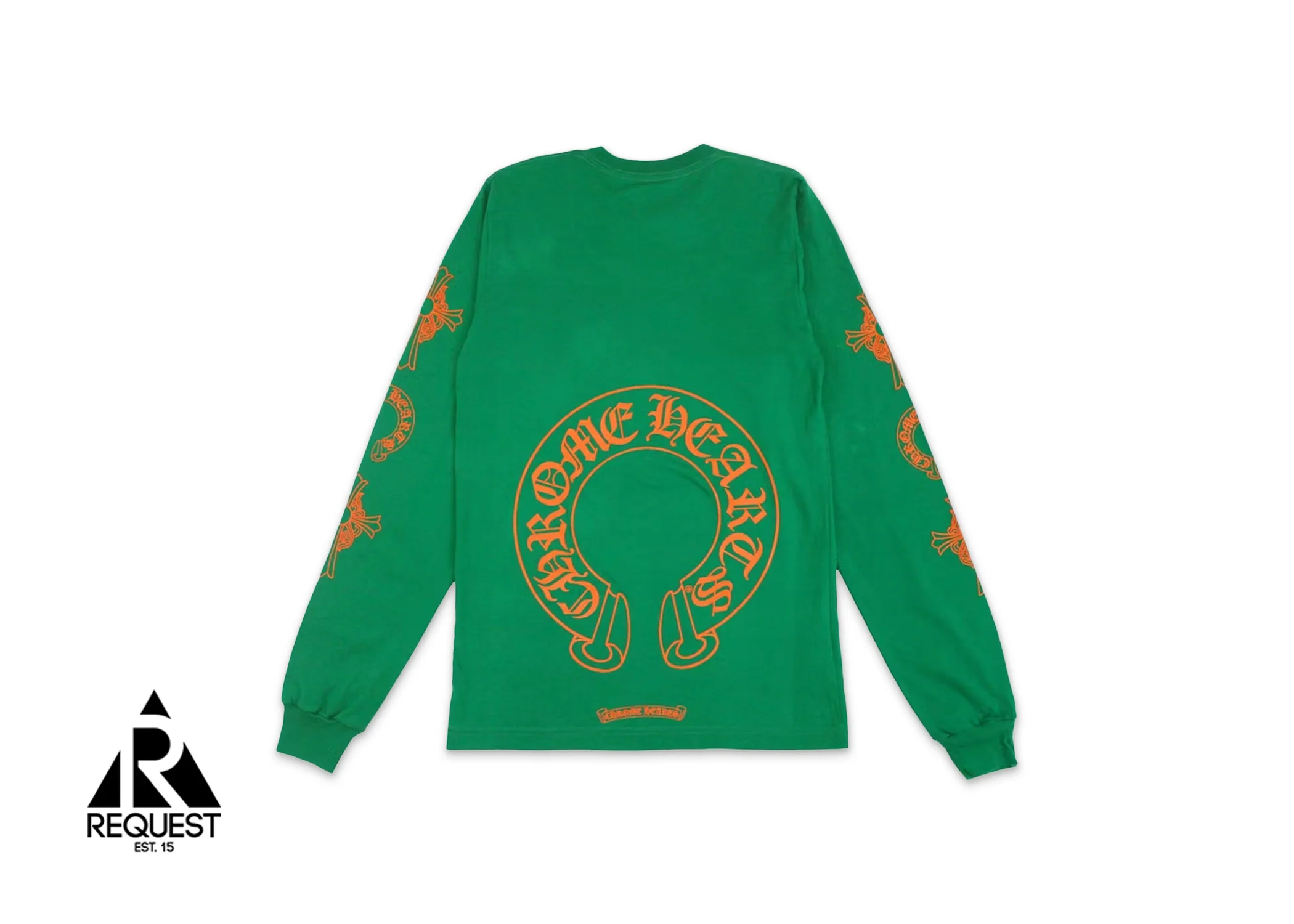 Horseshoe L/S Tee "Green/Orange" - Image 2