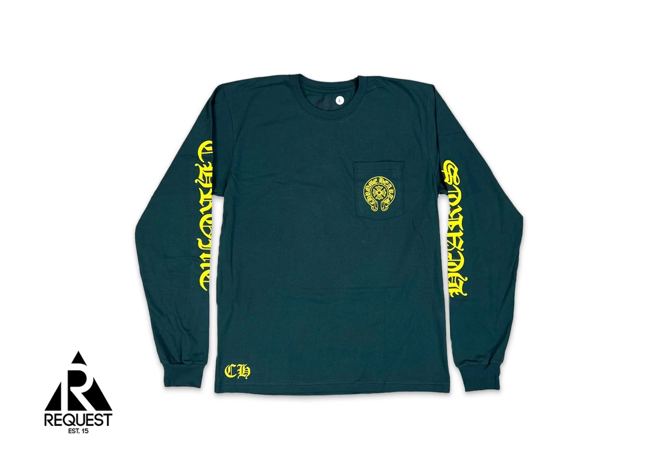 Horseshoe L/S Tee "Green/Yellow"
