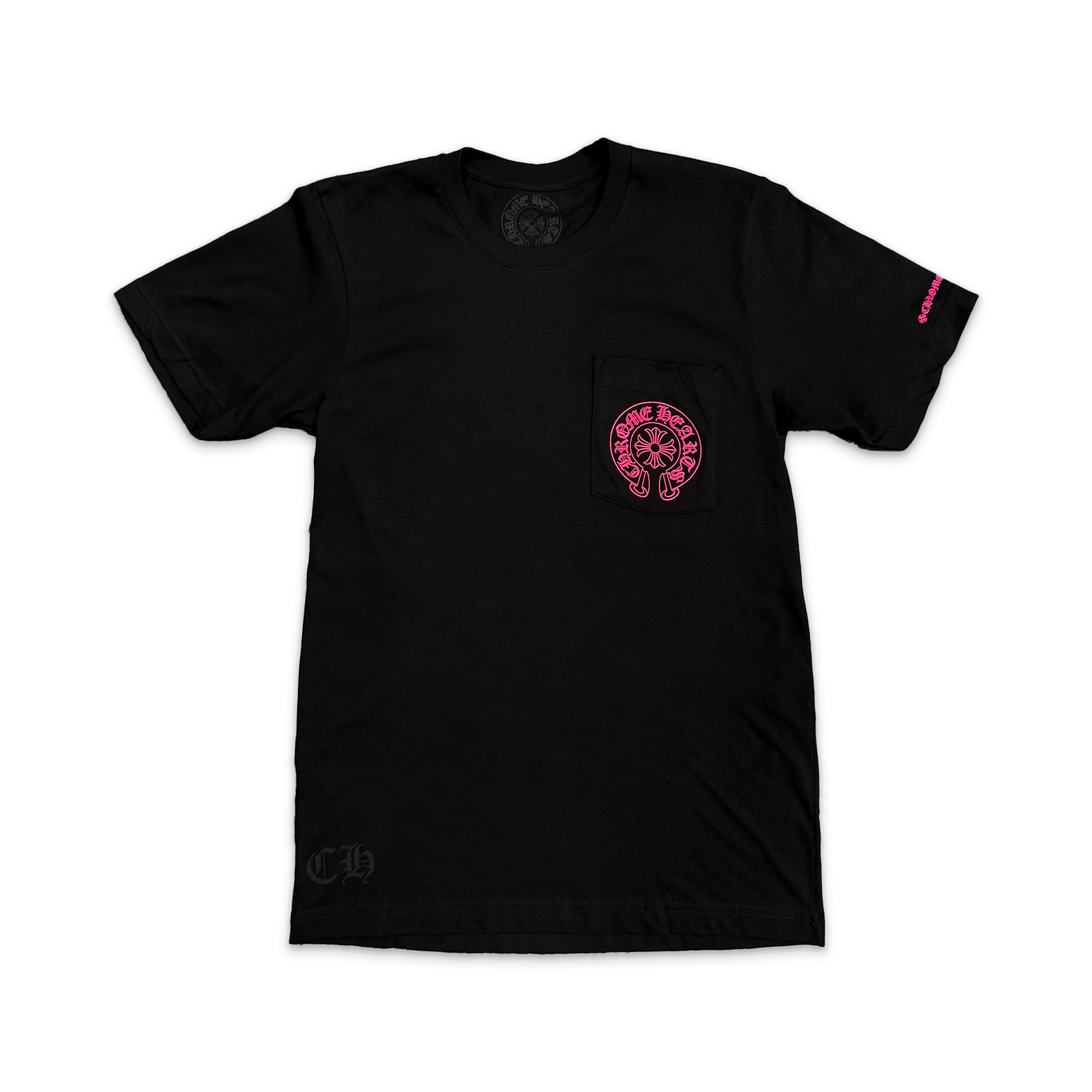 Horseshoe Pocket Logo Tee "Black/Pink"
