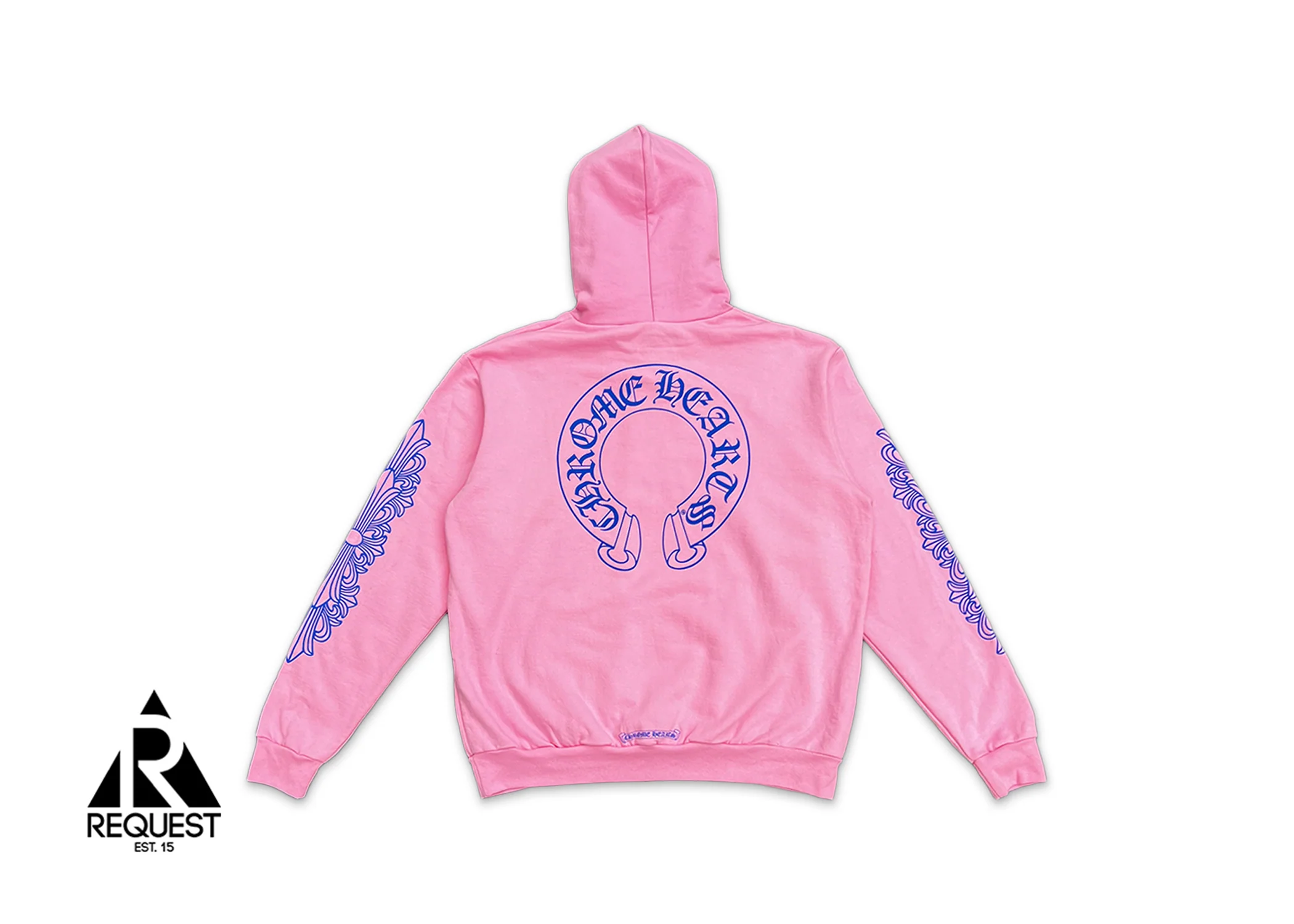Horseshoe Pullover Hoodie "Pink/Blue" - Image 2