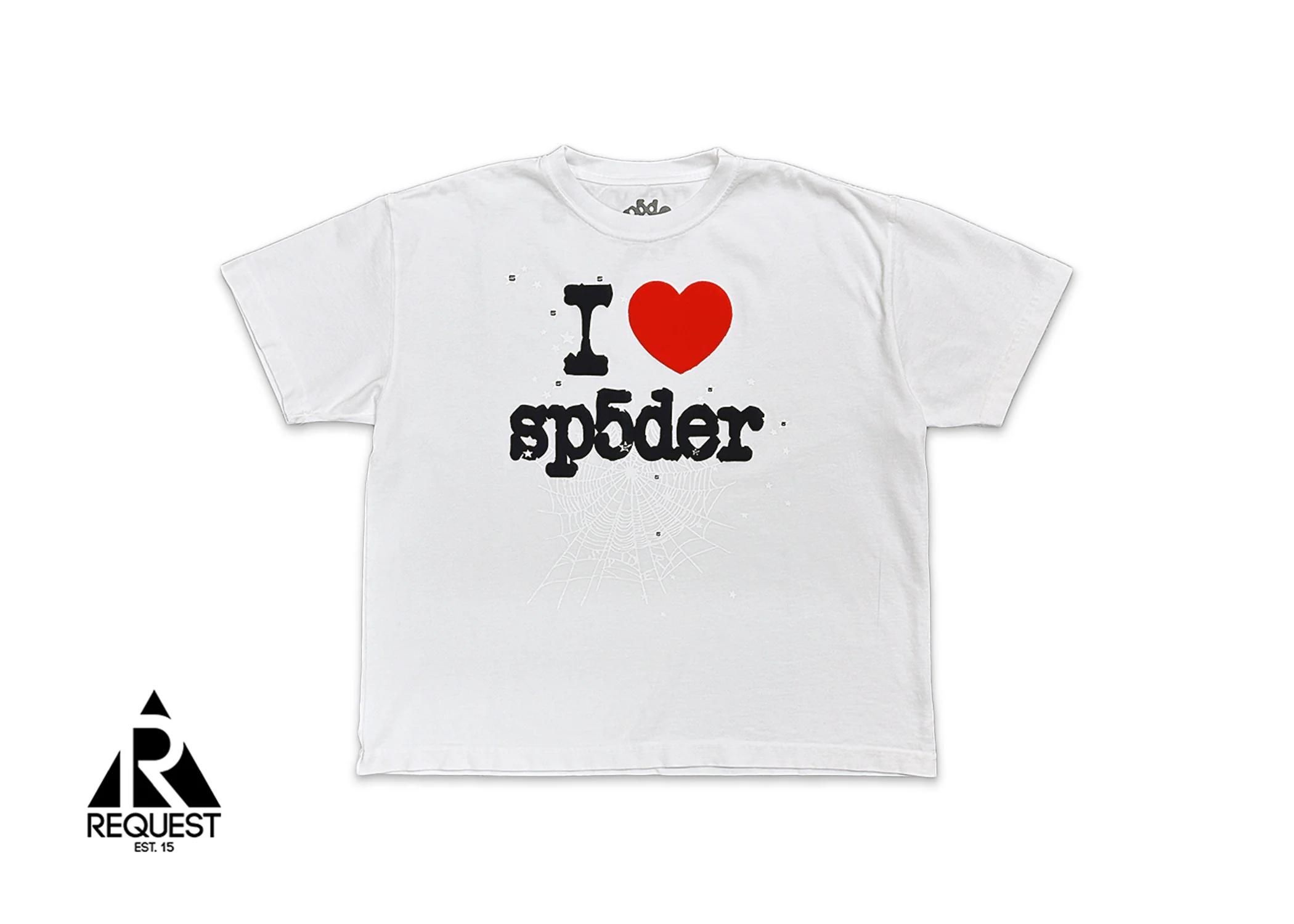 I Heart Sp5der Web Tee "White"