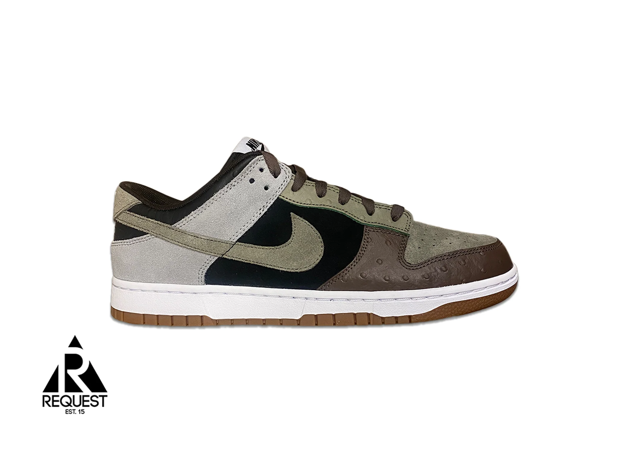 ID Dunk Low "Reverse Suede Ostrich"