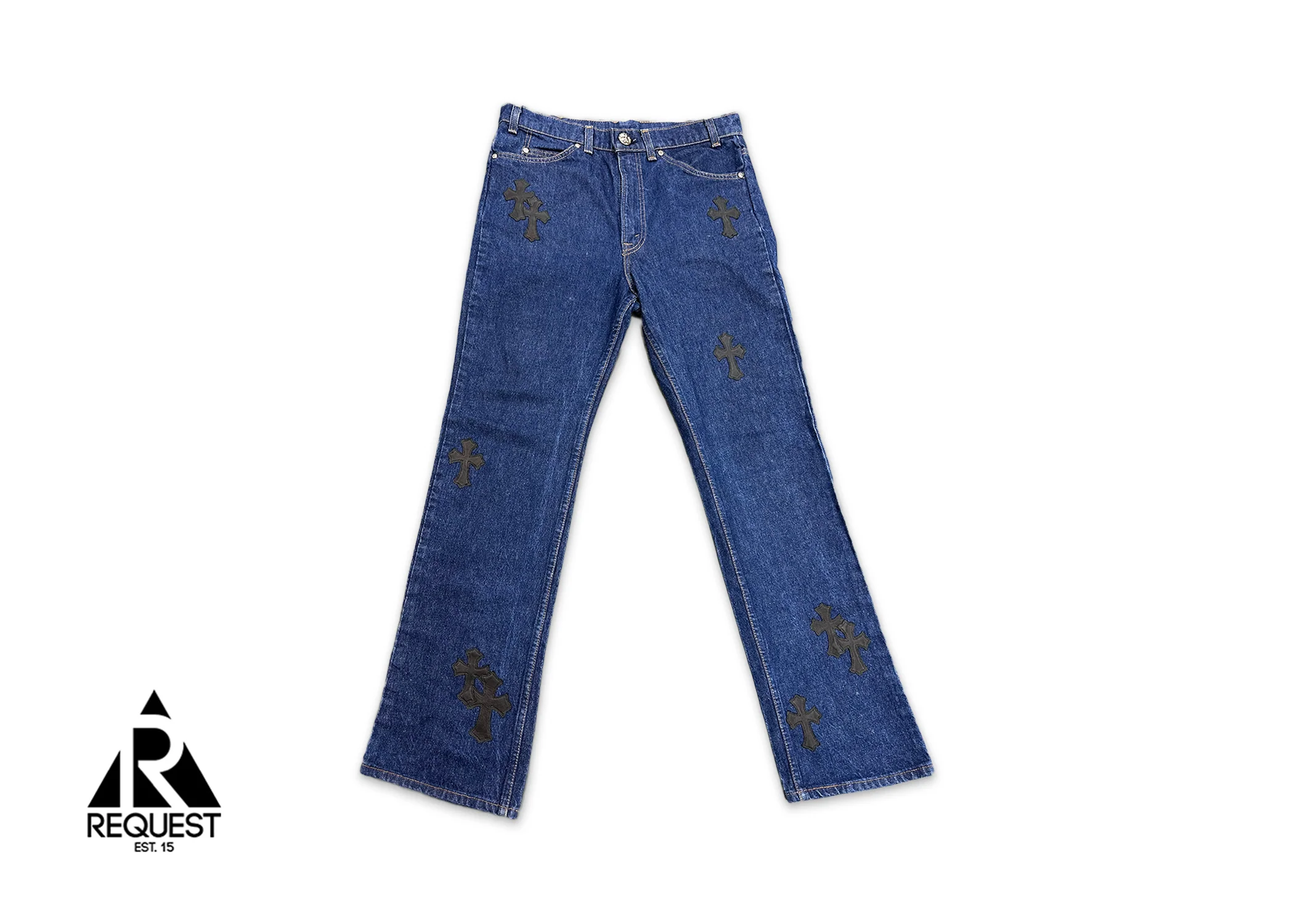 Indigo Denim "Black Crosses"